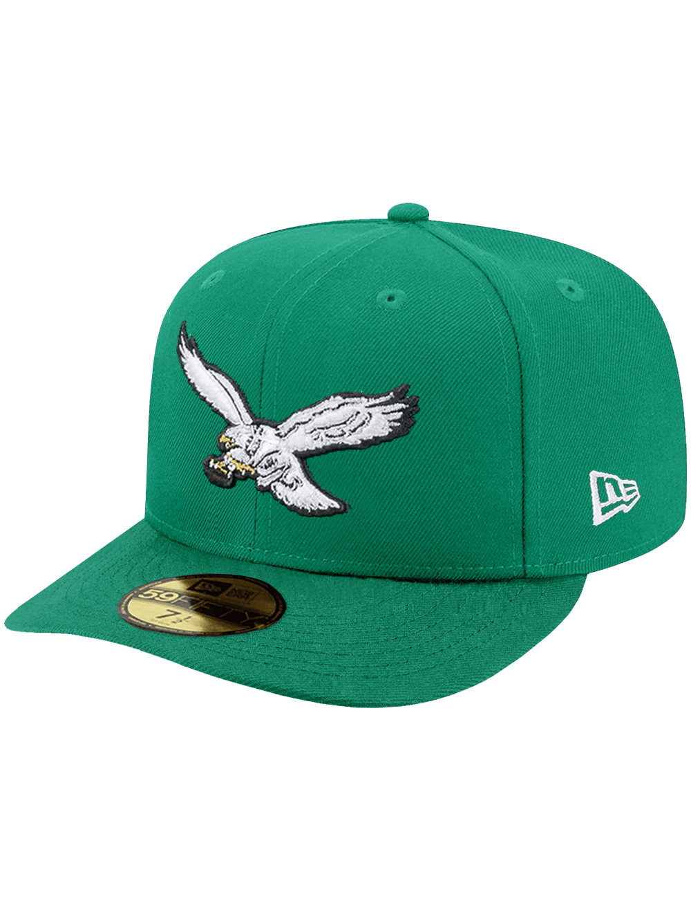 New Era Caps Philadelphia Eagles New Era NFL Throwback 59FIFTY Pre-Curved Fitted Hat - Kelly Green