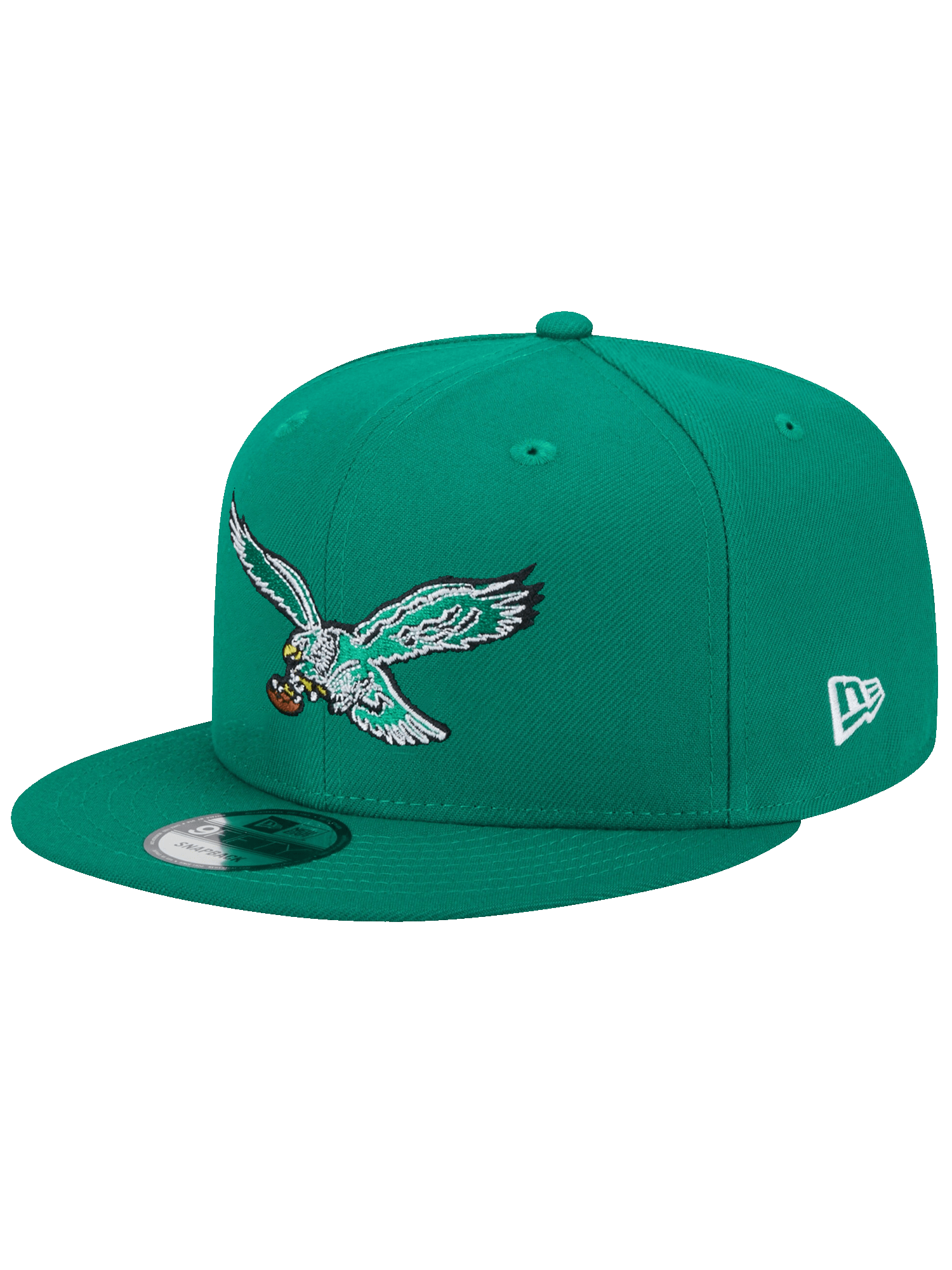 New Era Caps Philadelphia Eagles New Era NFL Throwback 9FIFTY Snapback Hat - Kelly Green