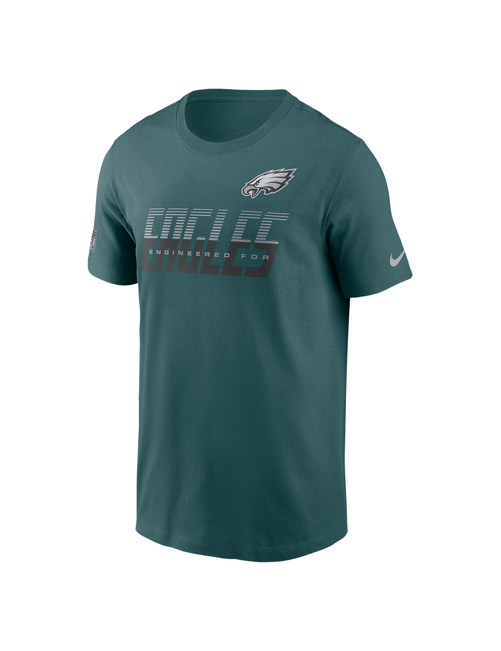Nike T-Shirts Philadelphia Eagles Nike NFL 26 Sideline Team Issue Dri-Fit T-Shirt - Teal