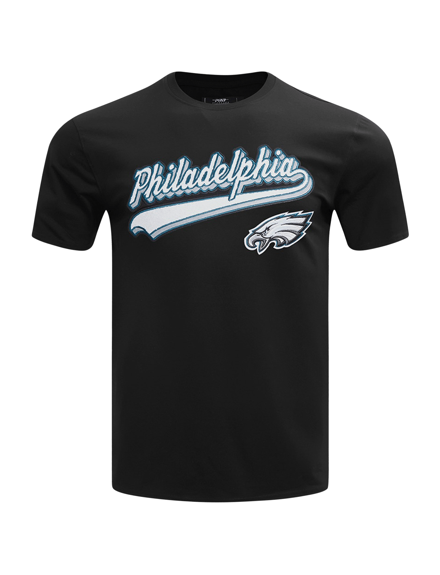 Pro Standard T-Shirts Philadelphia Eagles Pro Standard NFL Script Tail Flex T-Shirt - Black