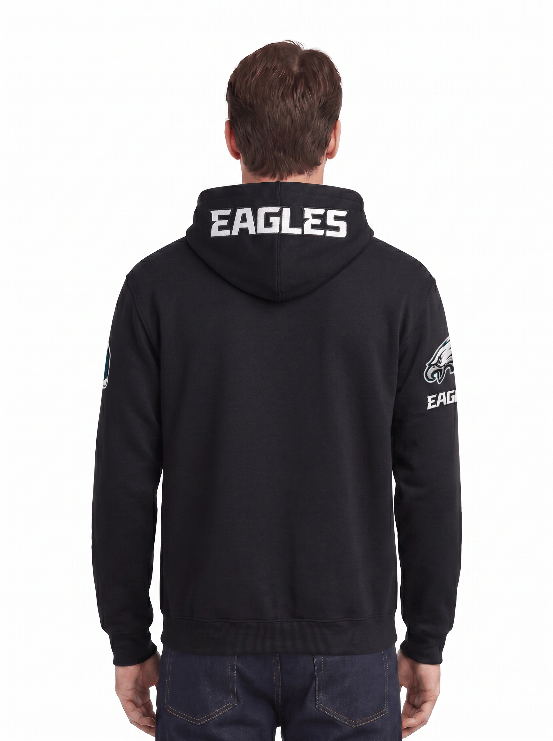 Pro Standard Jumpers Philadelphia Eagles Pro Standard NFL Team Chenille Flex Hoodie Jumper - Black
