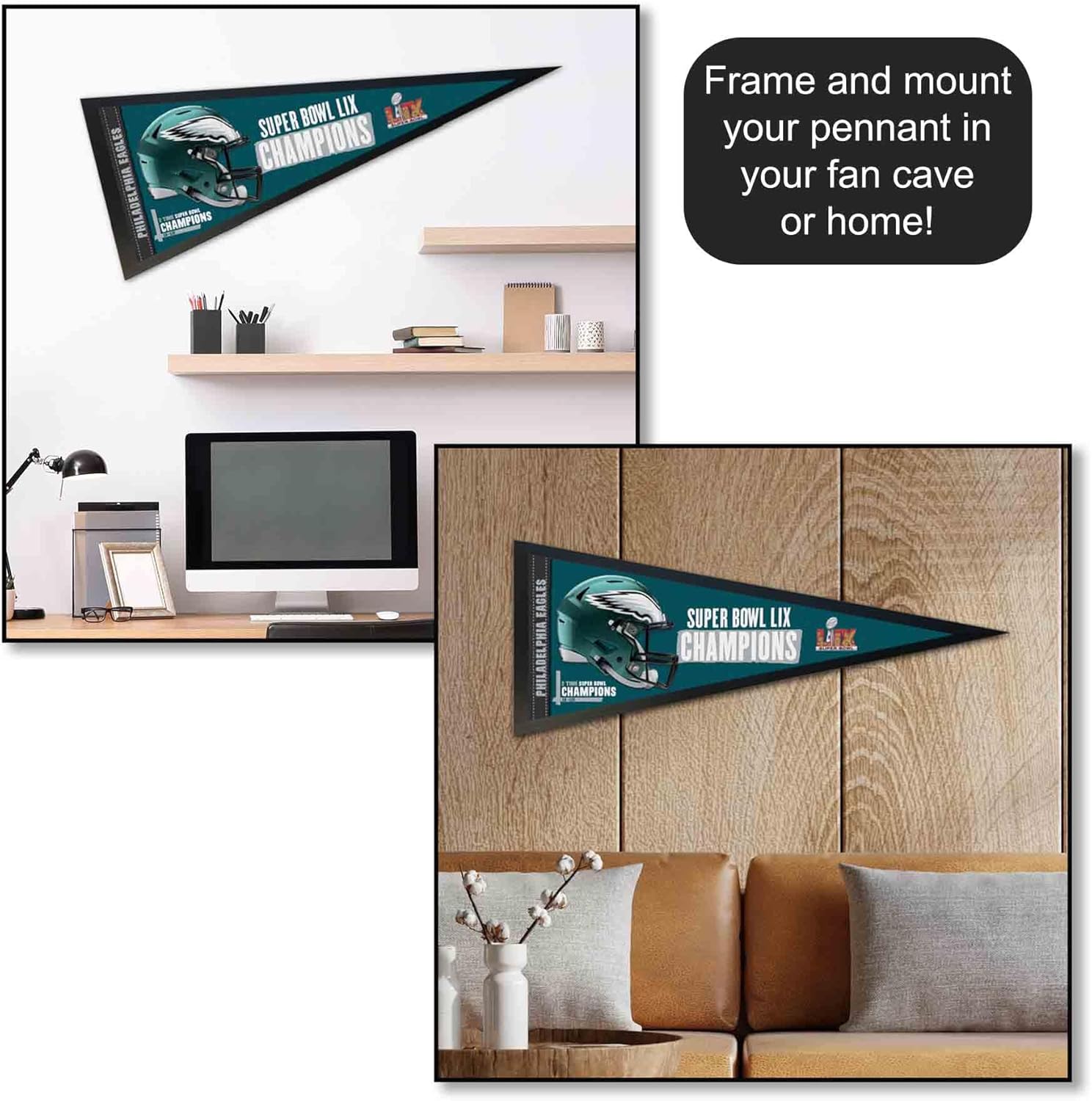 Wincraft Accessories Philadelphia Eagles Wincraft NFL 25 Champs 12" x 30" Pennant