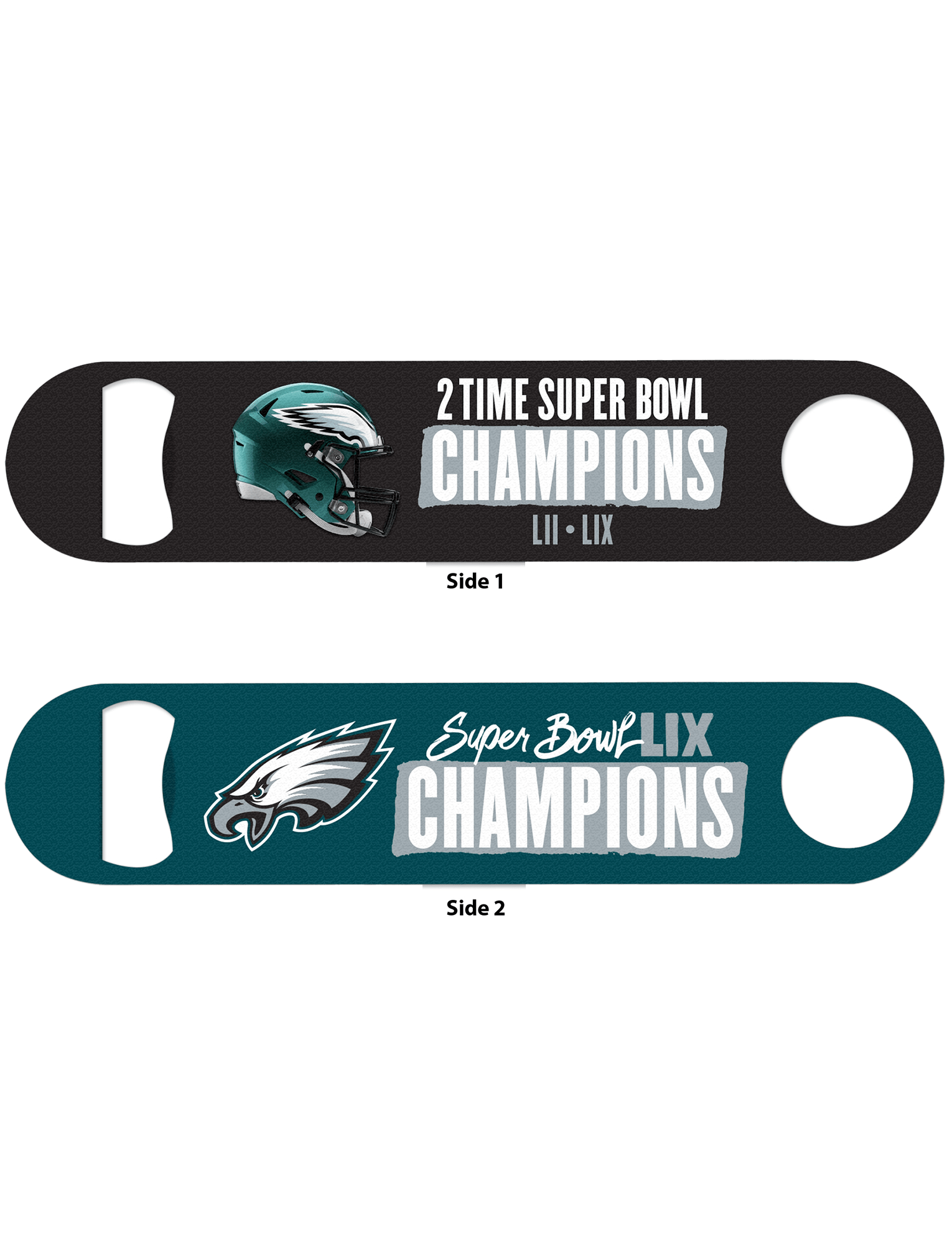 Wincraft Accessories Philadelphia Eagles Wincraft NFL Super Bowl LIX Champs Double Sided Metal Bottle Opener