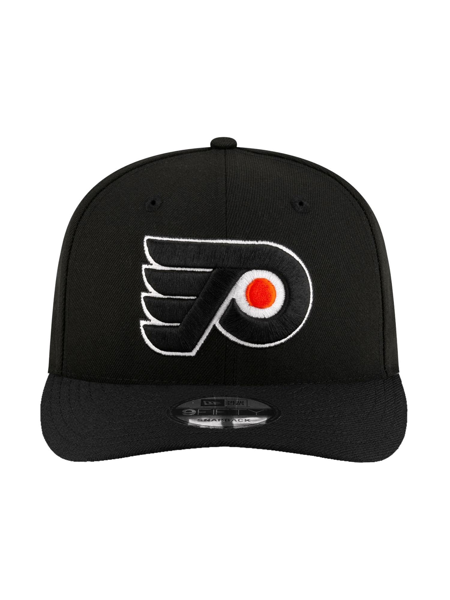 New Era Caps Philadelphia Flyers New Era NHL Team 9FIFTY Pre-Curved Snapback Hat - Black