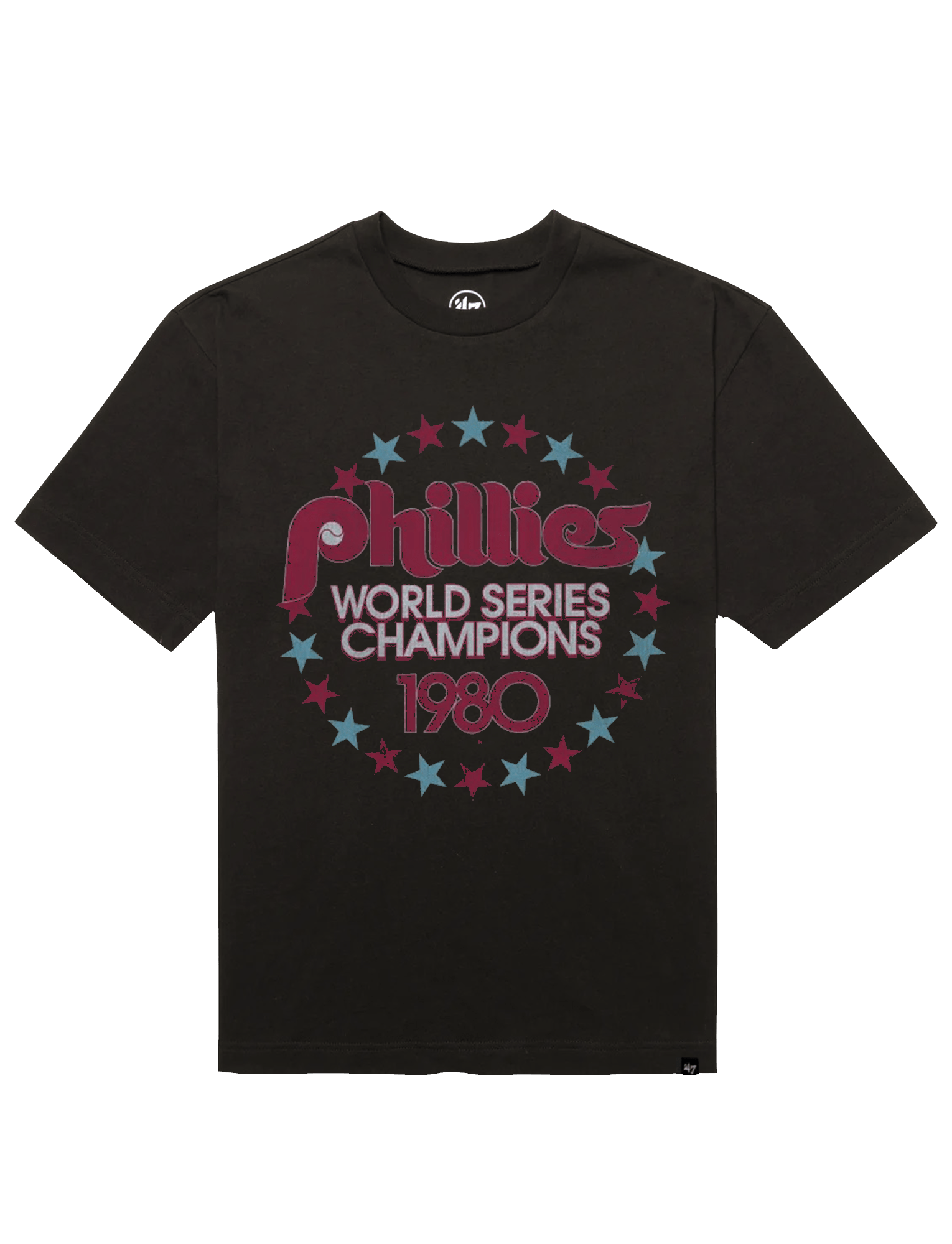 47 Brand T-Shirts Philadelphia Phillies '47 MLB 80 Champs Vintage Foundation T-Shirt - Carbonite