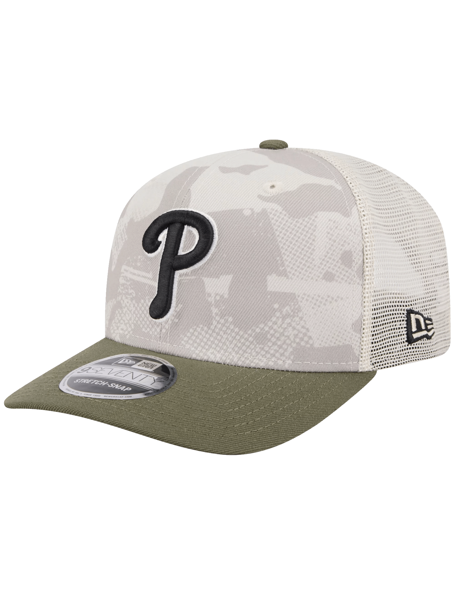 New Era Caps Philadelphia Phillies New Era MLB Armed Forces 2025 9SEVENTY Stretch-Snapback Hat