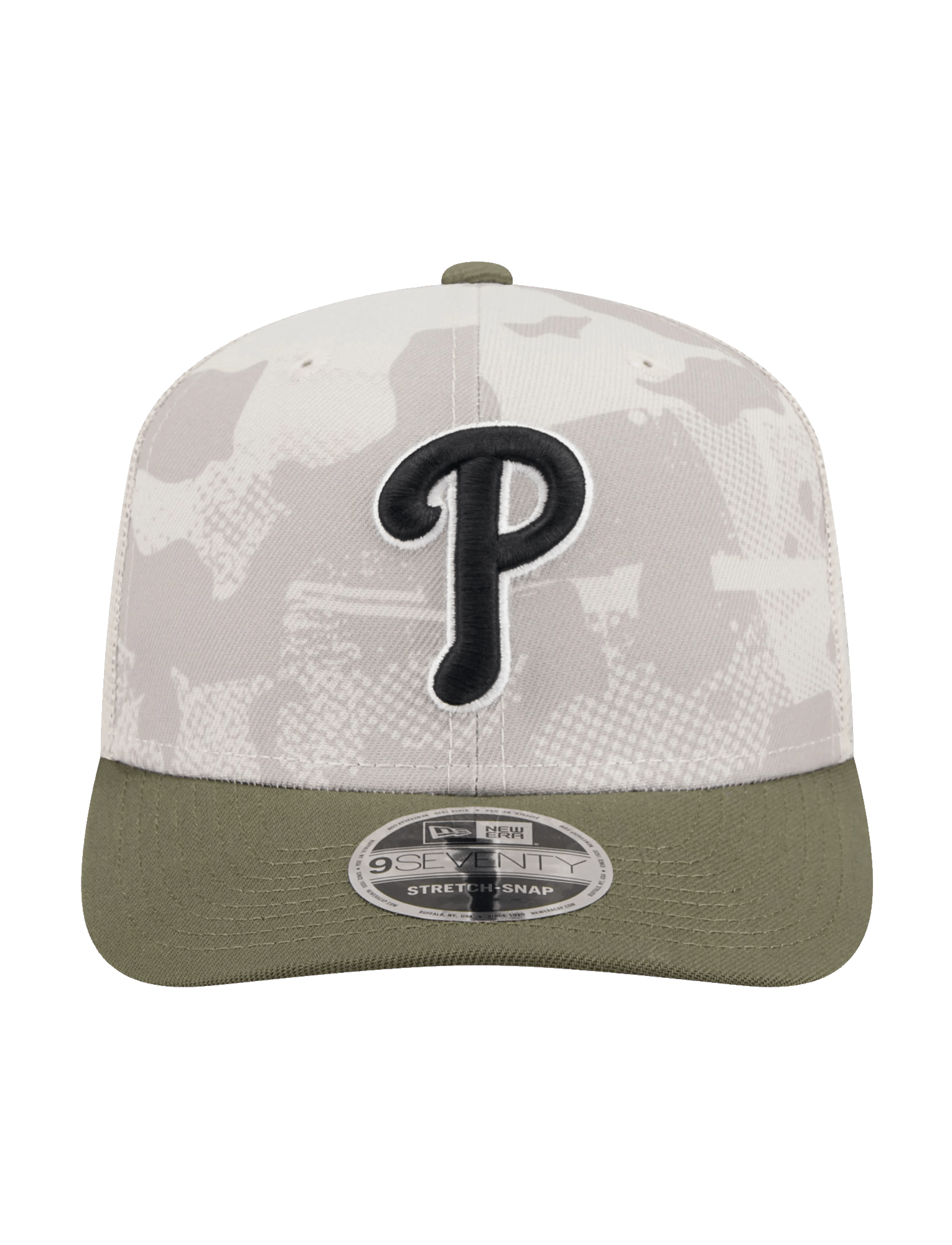 New Era Caps Philadelphia Phillies New Era MLB Armed Forces 2025 9SEVENTY Stretch-Snapback Hat