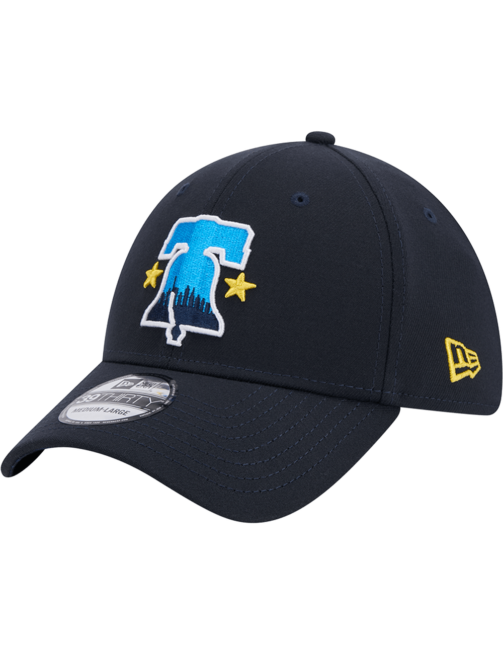New Era Caps Philadelphia Phillies New Era MLB City Connect 39THIRTY Stretch-Fit Hat - Navy
