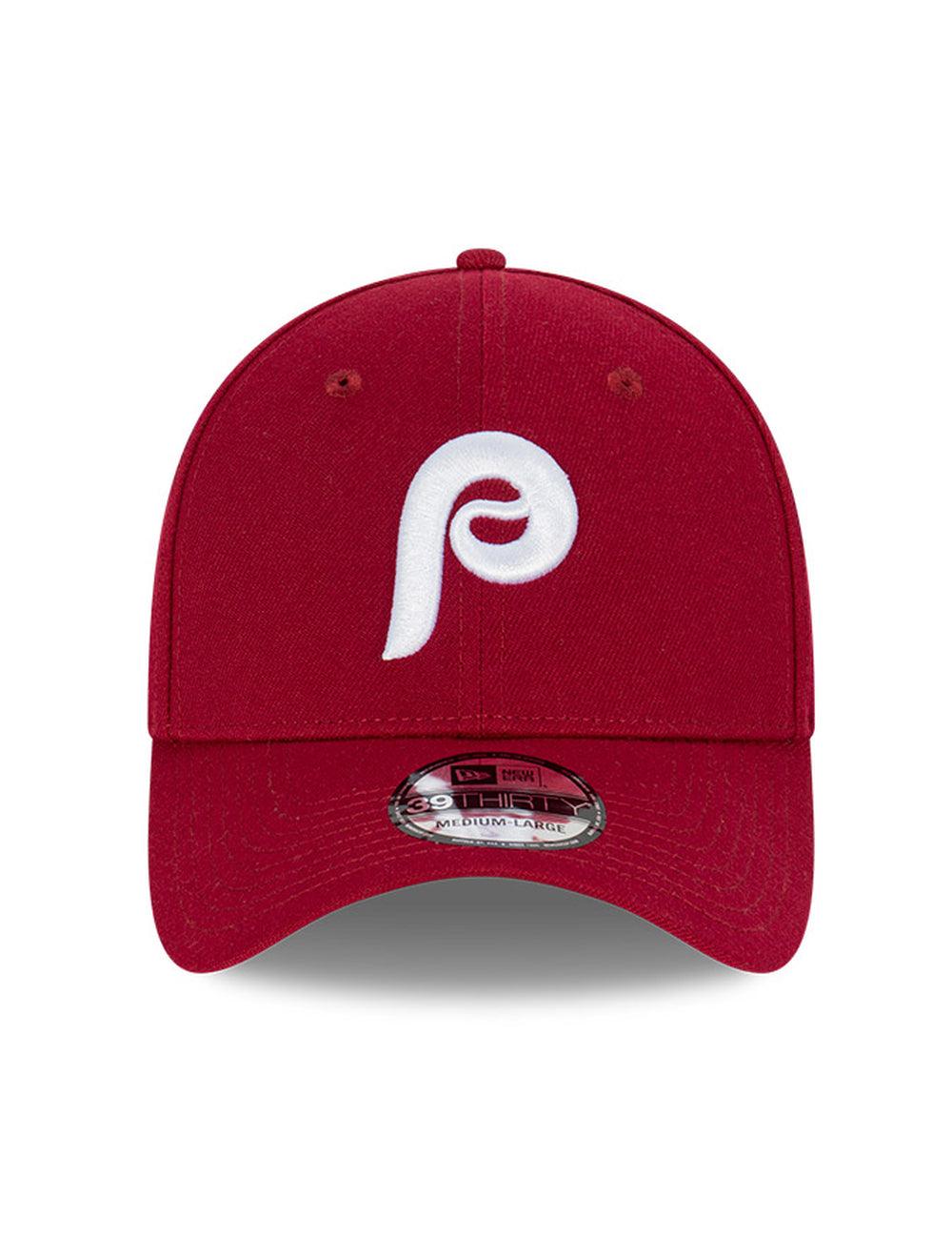 New Era Caps Philadelphia Phillies New Era MLB Cooperstown 39THIRTY Stretch-Fit Hat - Maroon