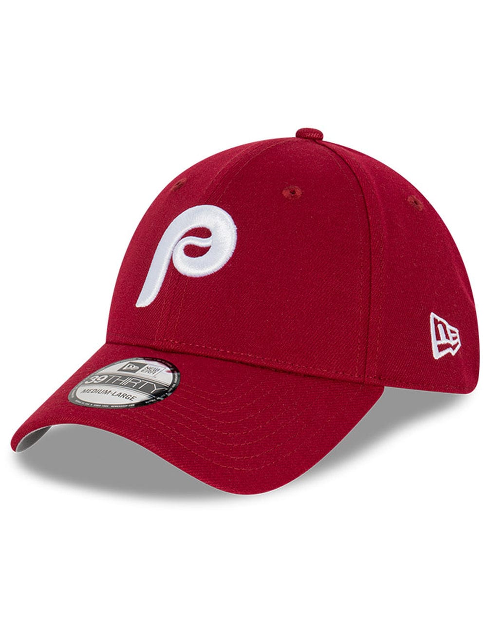 New Era Caps Philadelphia Phillies New Era MLB Cooperstown 39THIRTY Stretch-Fit Hat - Maroon