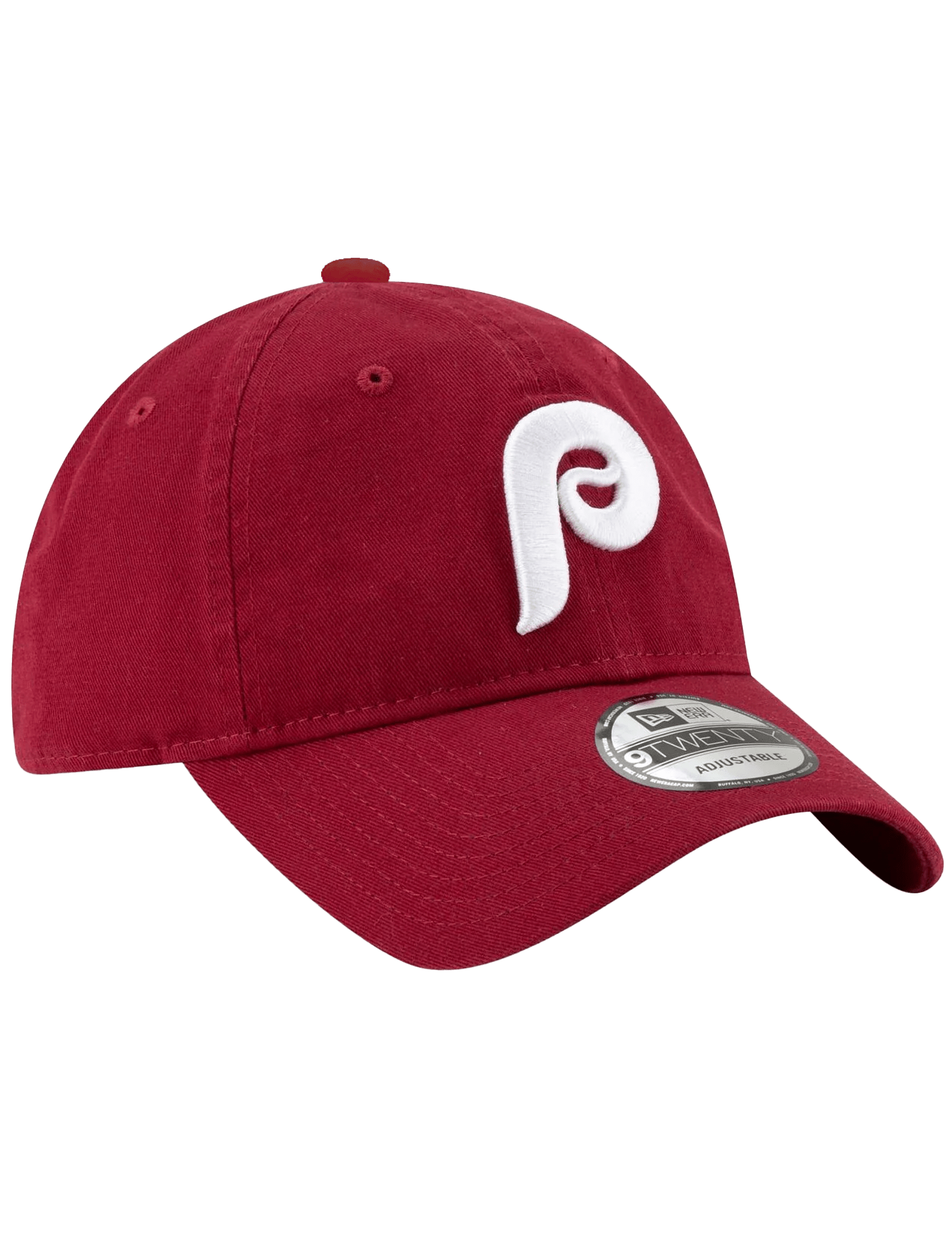 New Era Caps Philadelphia Phillies New Era MLB Cooperstown 9TWENTY Strapback Hat - Maroon