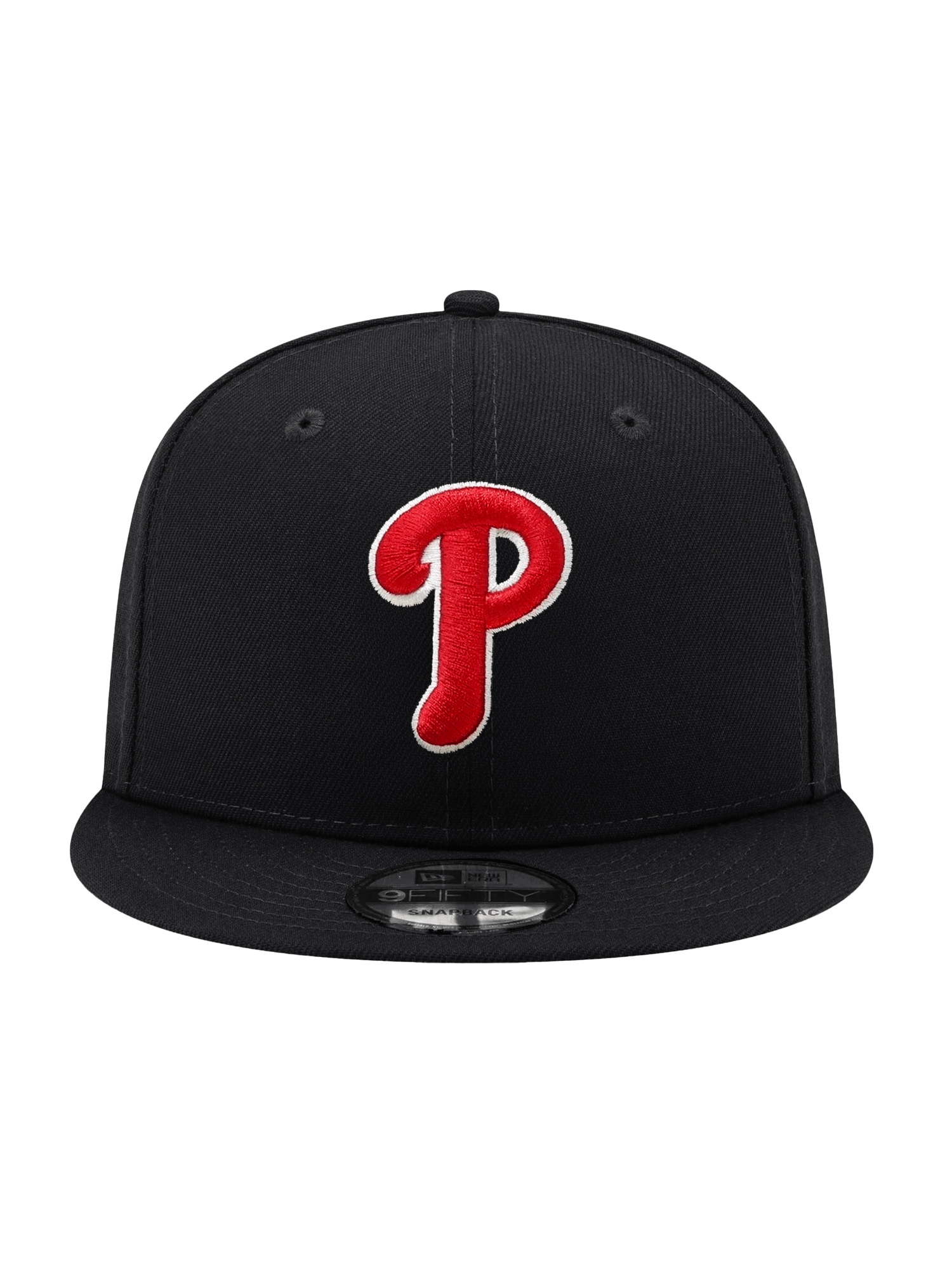 New Era Caps Philadelphia Phillies New Era MLB Team Outline 9FIFTY Snapback Hat - Black
