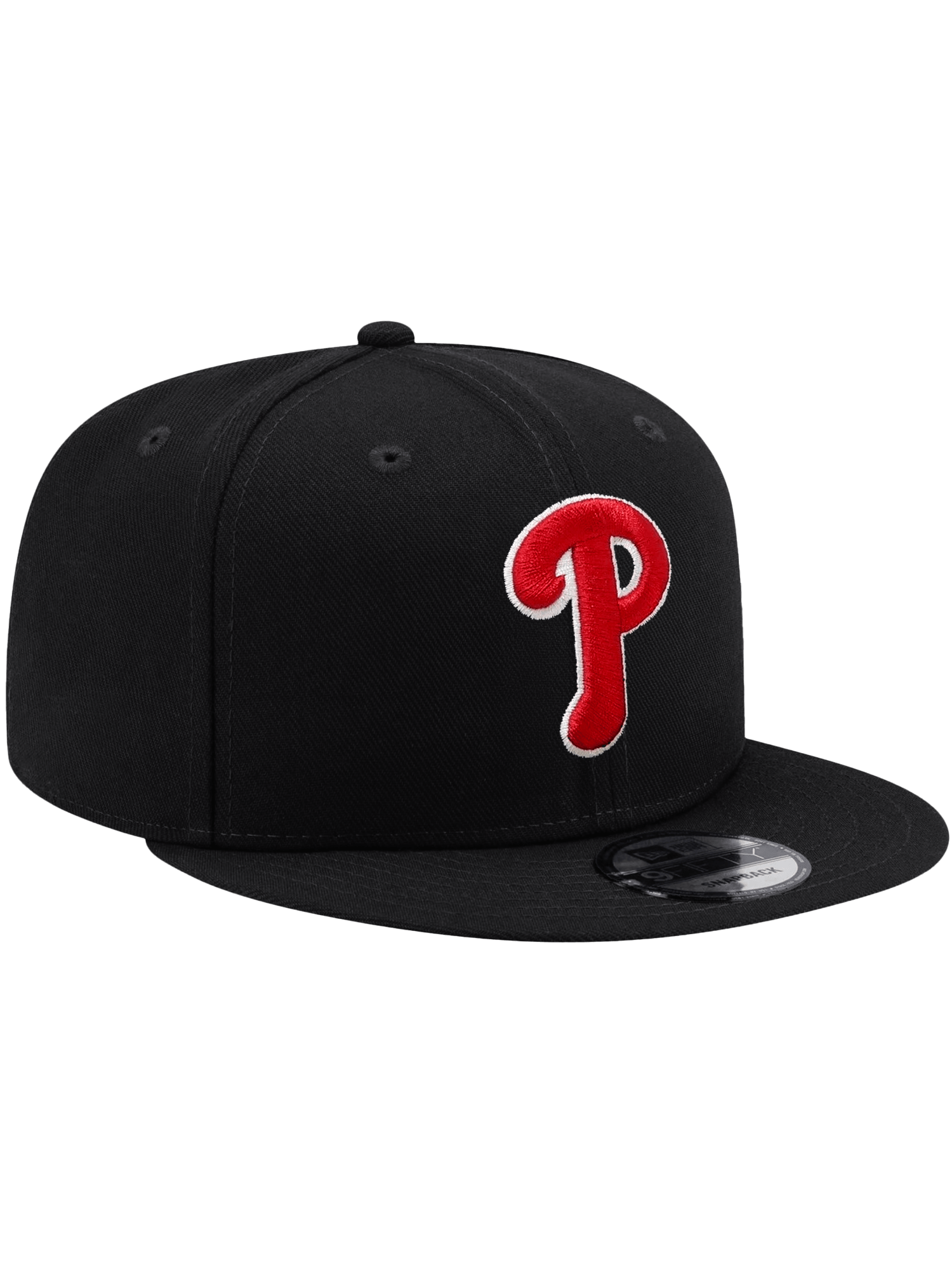 New Era Caps Philadelphia Phillies New Era MLB Team Outline 9FIFTY Snapback Hat - Black
