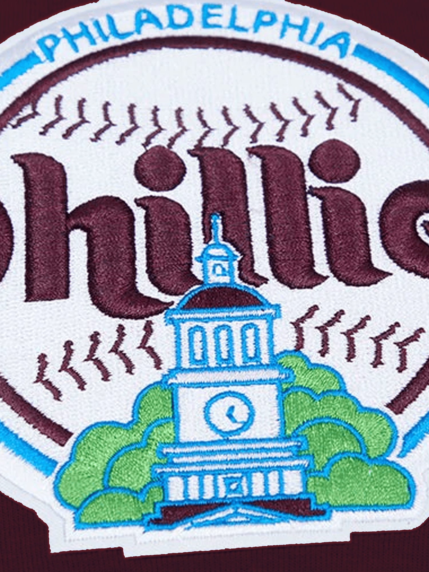 Pro Standard Jumpers Philadelphia Phillies Pro Standard MLB Team Chenille Hoodie Jumper  - Maroon