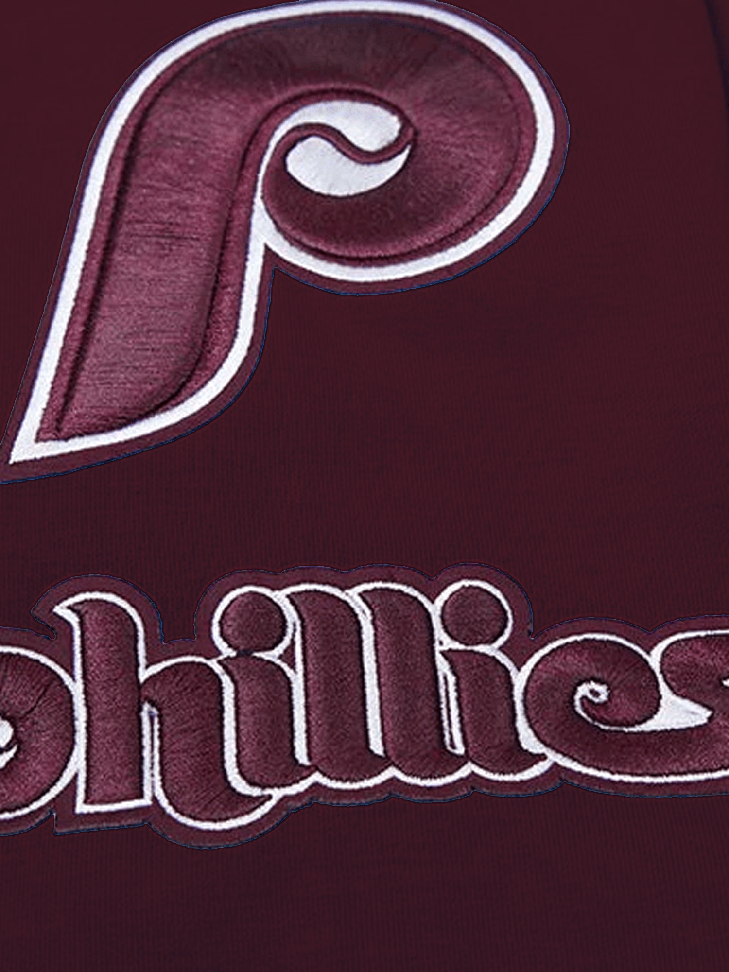 Pro Standard Jumpers Philadelphia Phillies Pro Standard MLB Team Chenille Hoodie Jumper  - Maroon