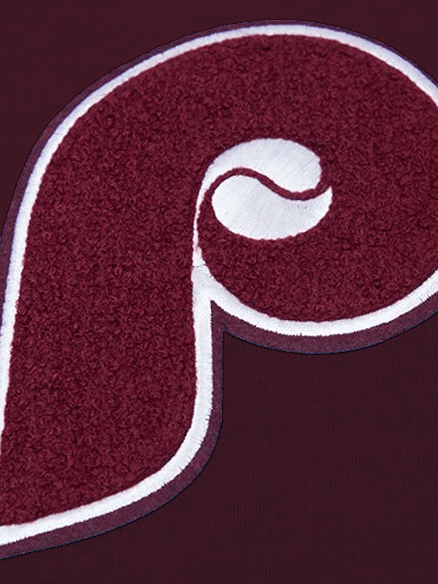 Pro Standard Jumpers Philadelphia Phillies Pro Standard MLB Team Chenille Hoodie Jumper  - Maroon