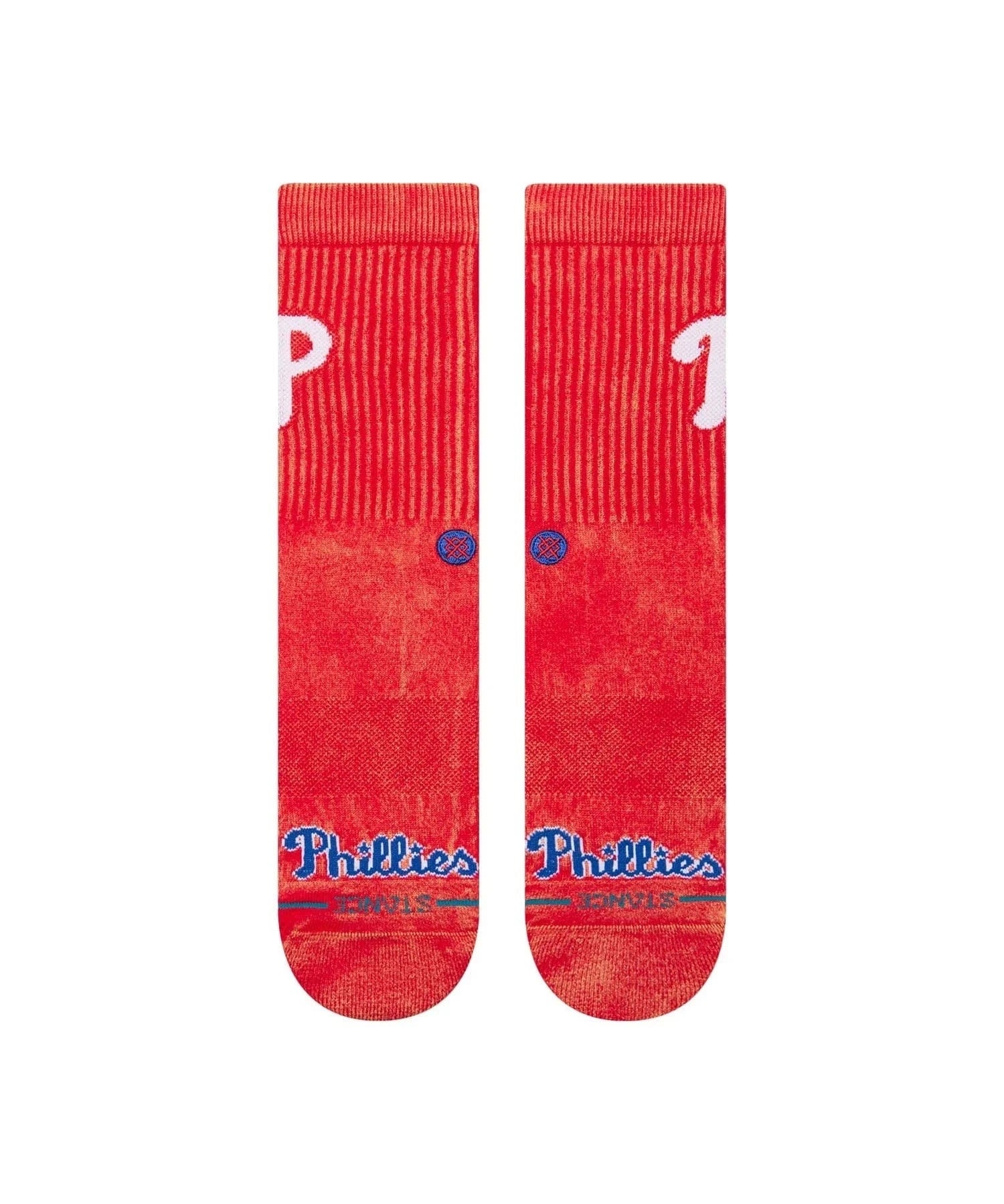 Stance Socks Philadelphia Phillies Stance MLB Fade Crew Socks - Faded Red