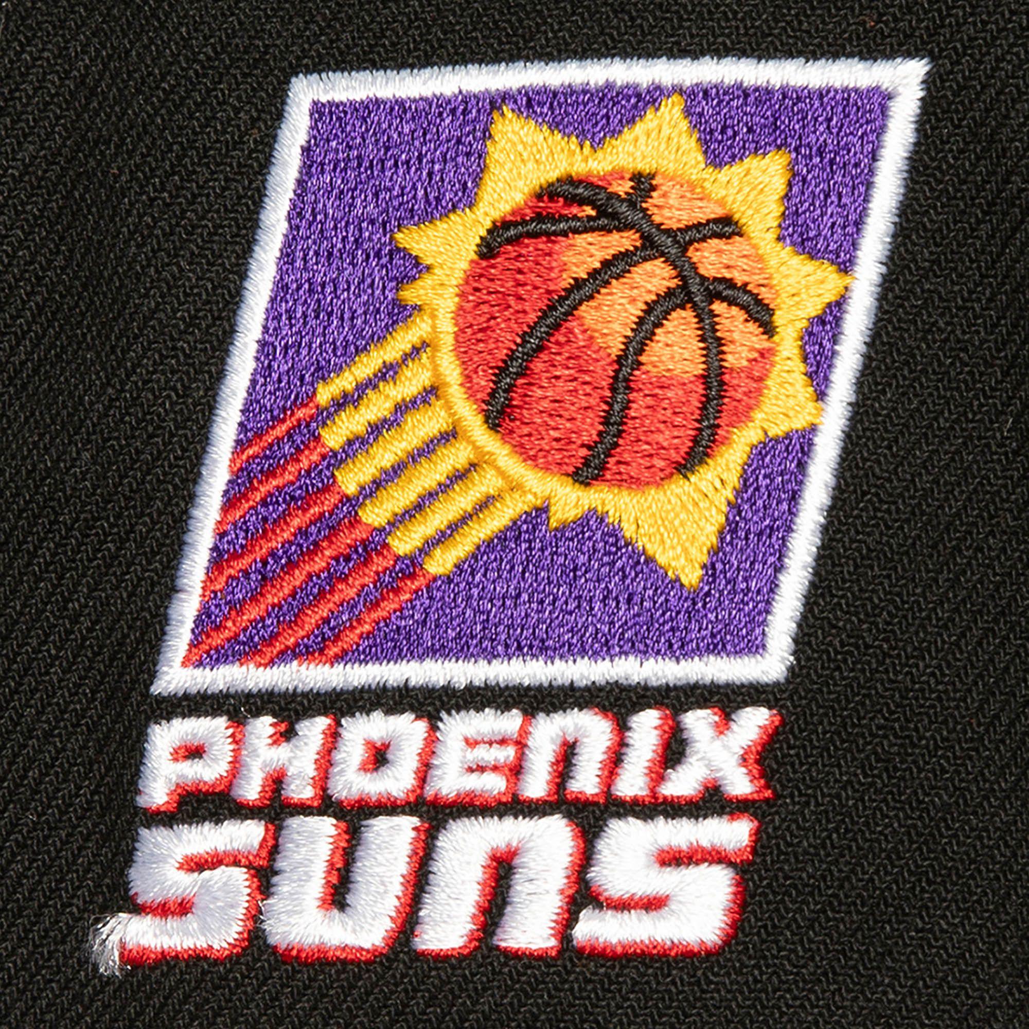 Mitchell And Ness Caps Phoenix Suns Mitchell & Ness NBA HWC Icon Pro Crown Snapback Hat - Black