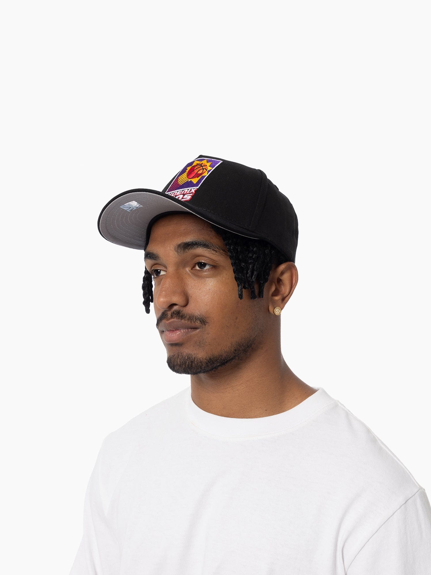 Mitchell And Ness Caps Phoenix Suns Mitchell & Ness NBA HWC Pro Pinch Snapback Hat - Black