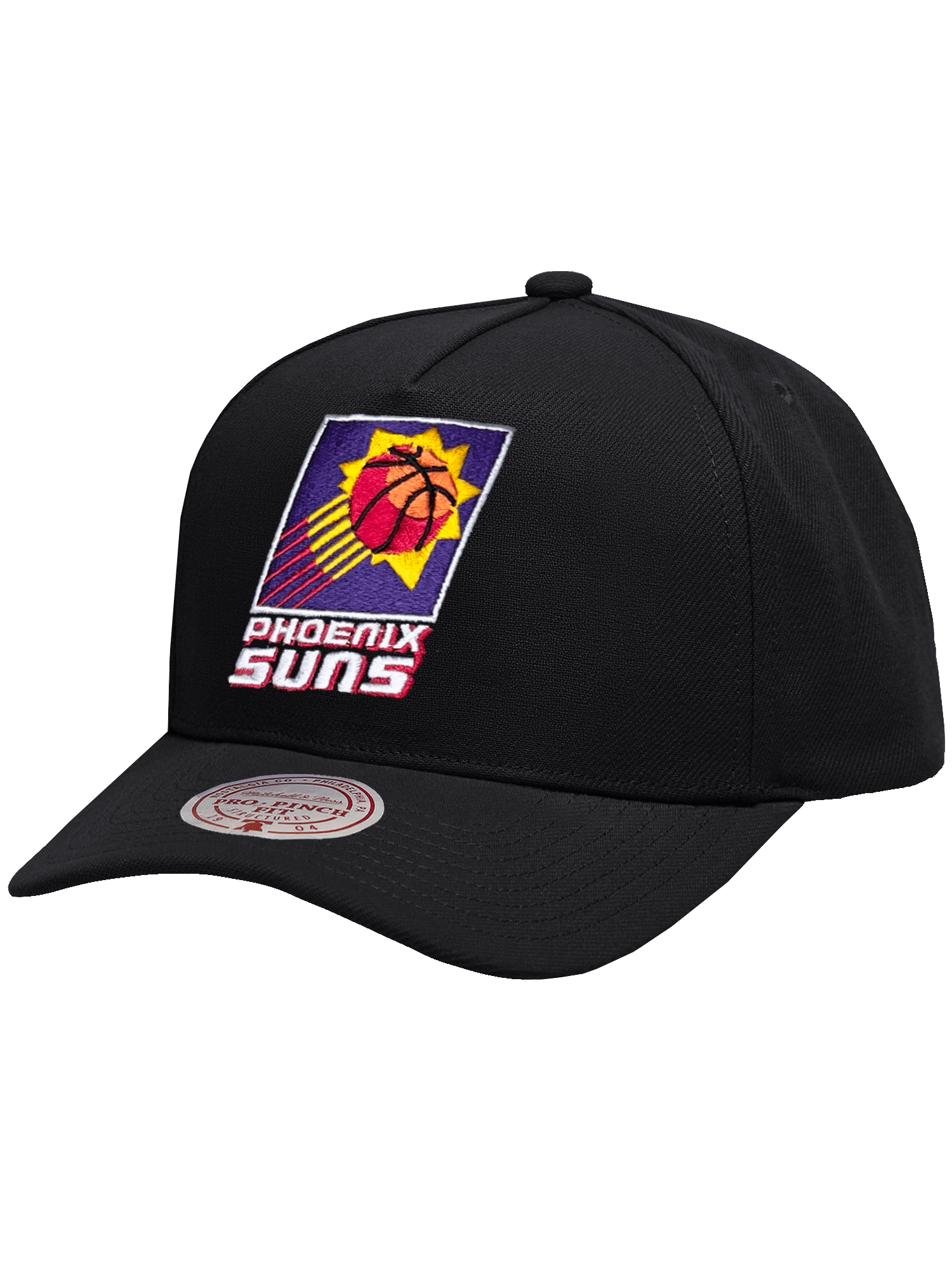 Mitchell And Ness Caps Phoenix Suns Mitchell & Ness NBA HWC Pro Pinch Snapback Hat - Black