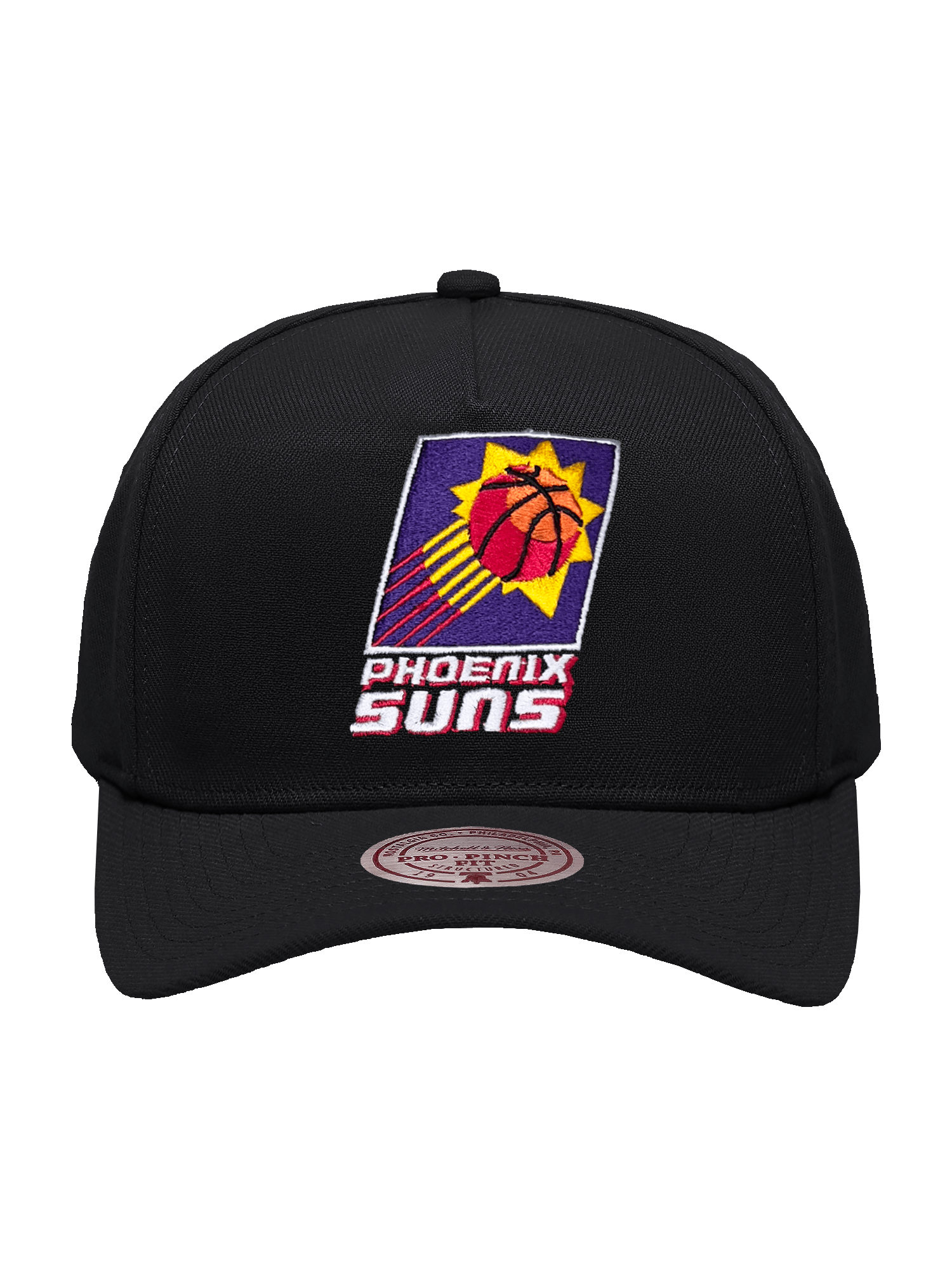Mitchell And Ness Caps Phoenix Suns Mitchell & Ness NBA HWC Pro Pinch Snapback Hat - Black