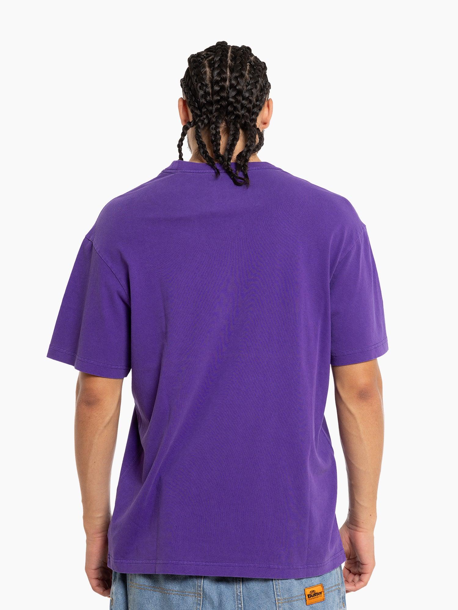 Mitchell And Ness T-Shirts Phoenix Suns Mitchell & Ness NBA Lightning Hoop Vintage T-Shirt - Purple