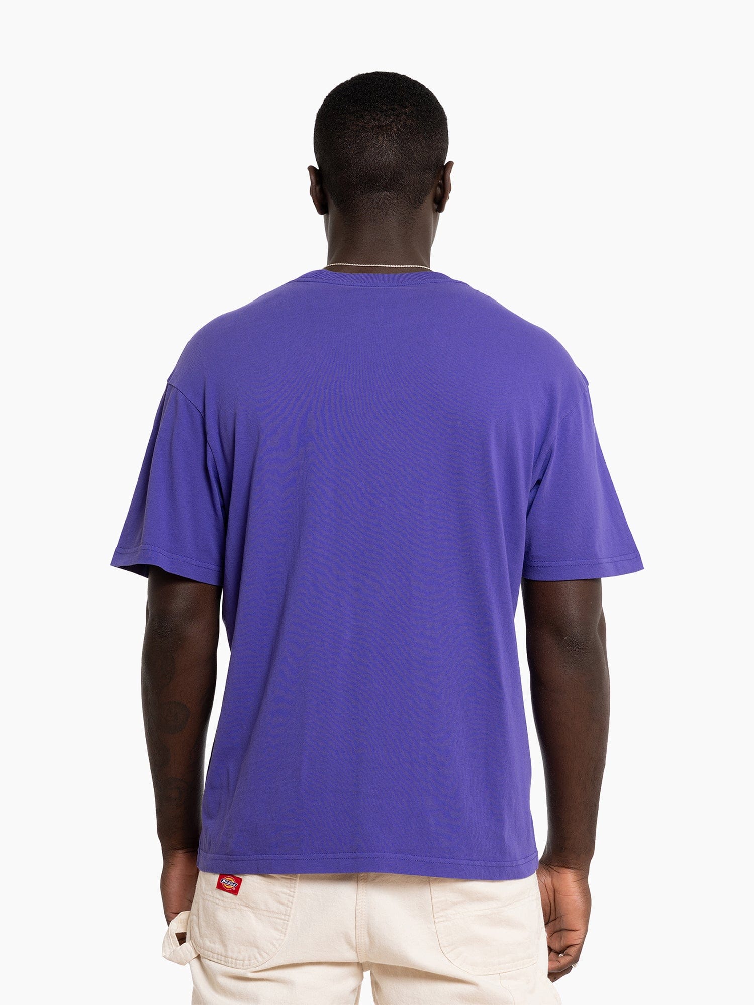 Mitchell And Ness T-Shirts Phoenix Suns Mitchell & Ness NBA Tri Logo Vintage T-Shirt - Faded Purple