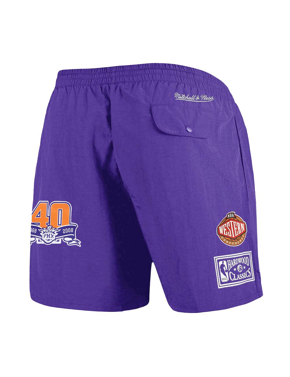 Mitchell And Ness Shorts Phoenix Suns Mitchell & Ness NBA Where You At Nylon Shorts - Purple