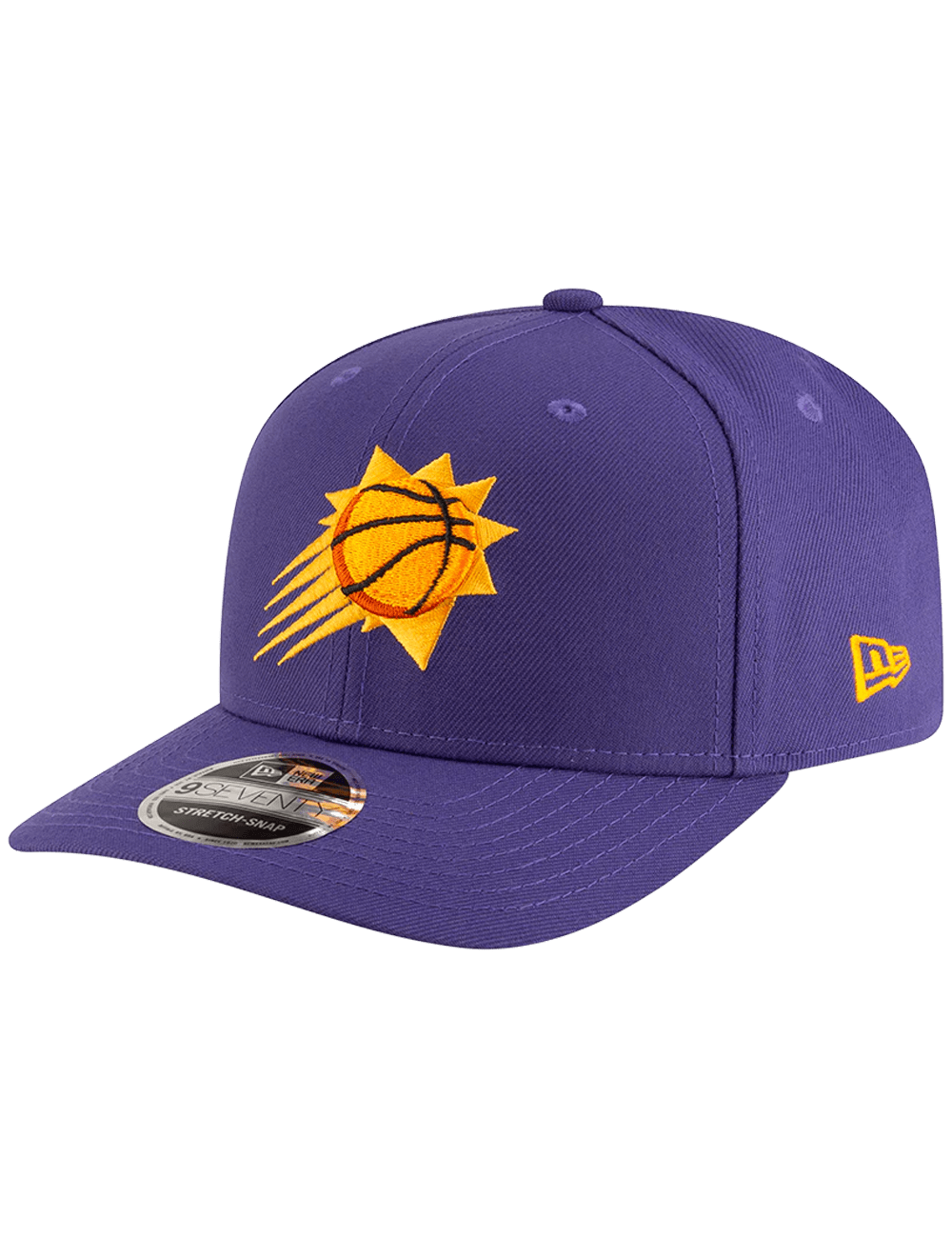 New Era Caps Phoenix Suns New Era NBA Team 9SEVENTY Stretch-Snapback Hat - Purple