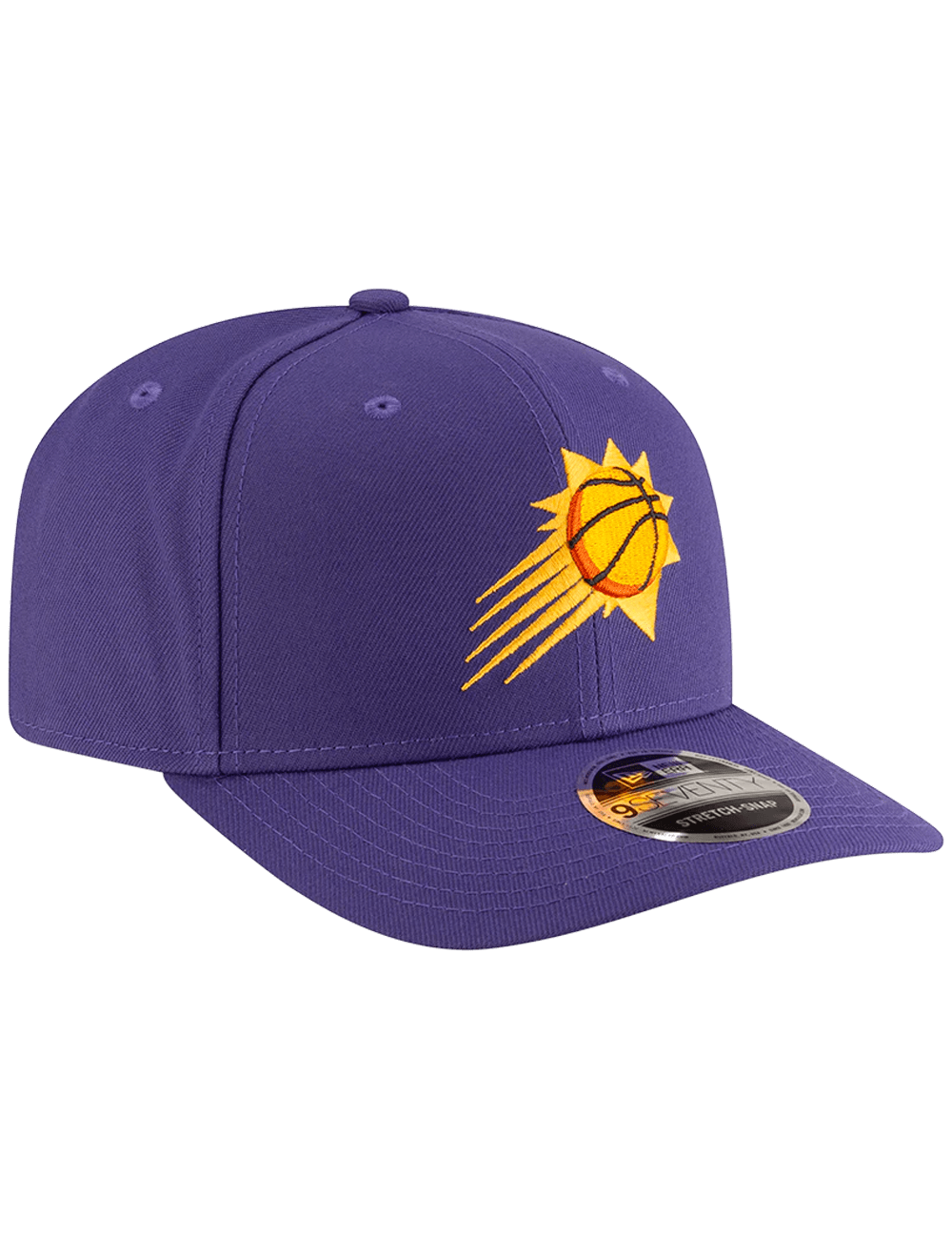 New Era Caps Phoenix Suns New Era NBA Team 9SEVENTY Stretch-Snapback Hat - Purple