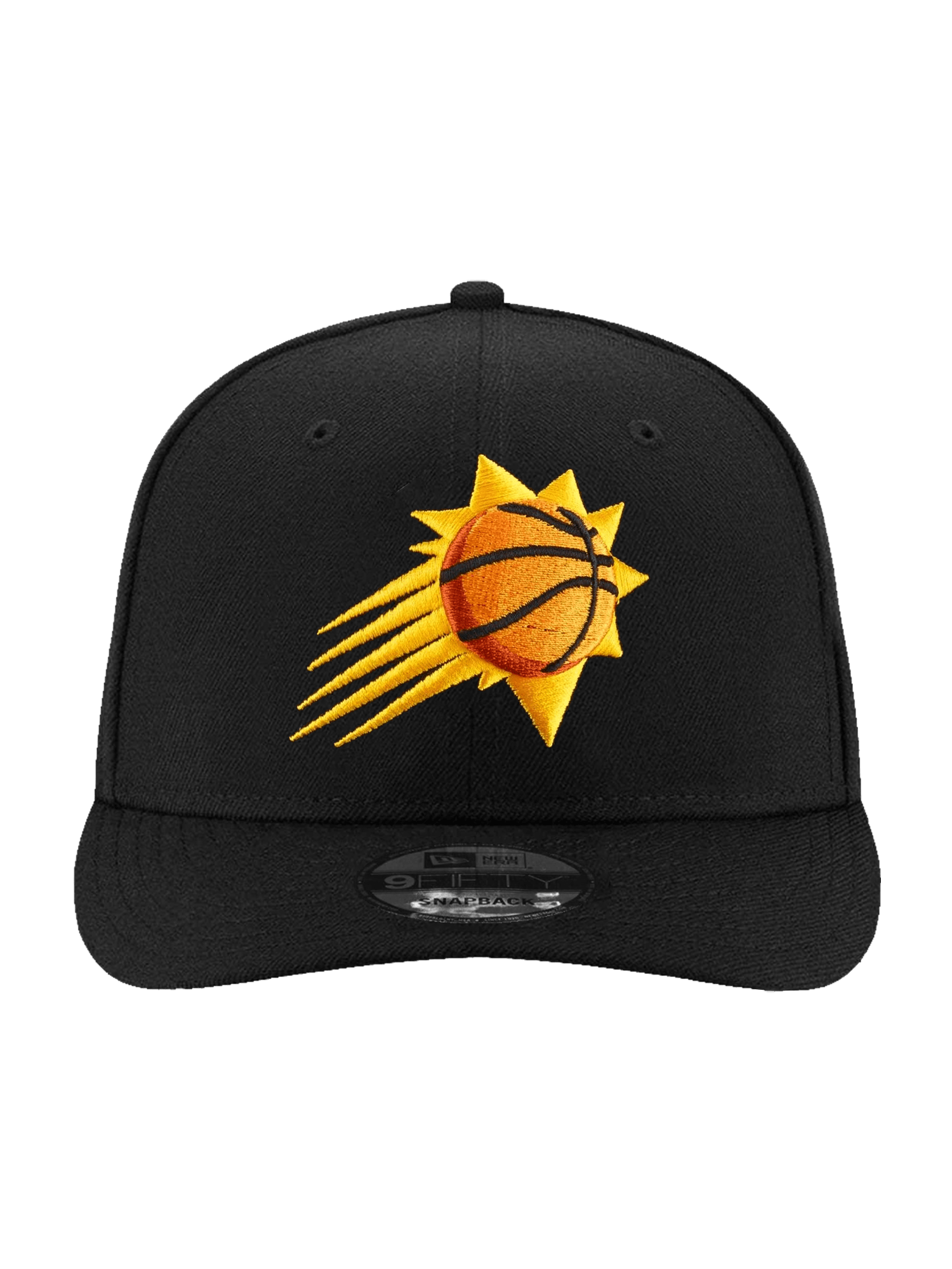 New Era Caps Phoenix Suns New Era NBA Team Pre-Curved 9FIFTY Snapback Hat - Black