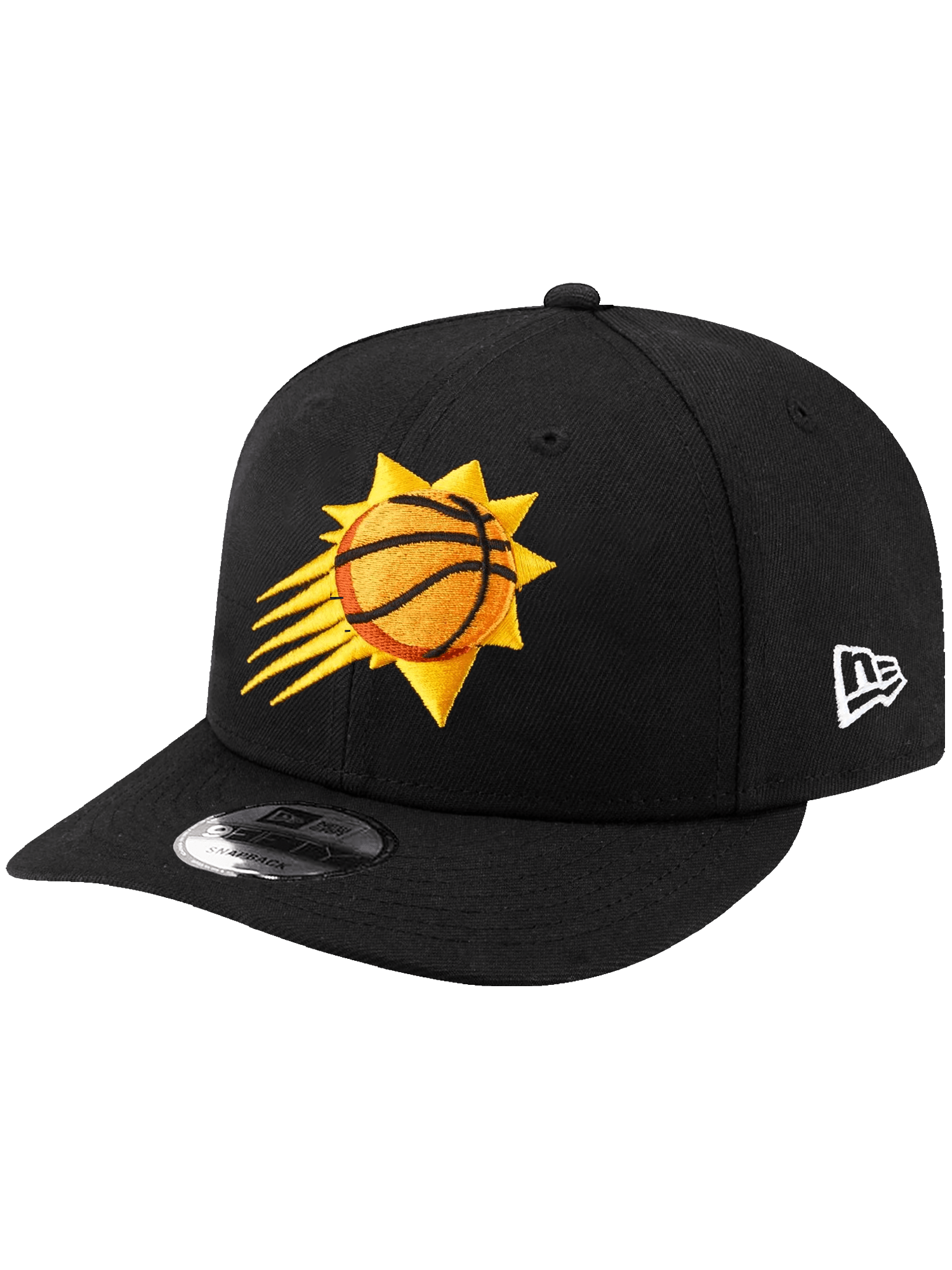 New Era Caps Phoenix Suns New Era NBA Team Pre-Curved 9FIFTY Snapback Hat - Black