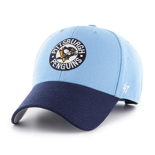 47 Brand Caps Pittsburgh Penguins '47 NHL Vintage MVP Adjustable Hat - Blue