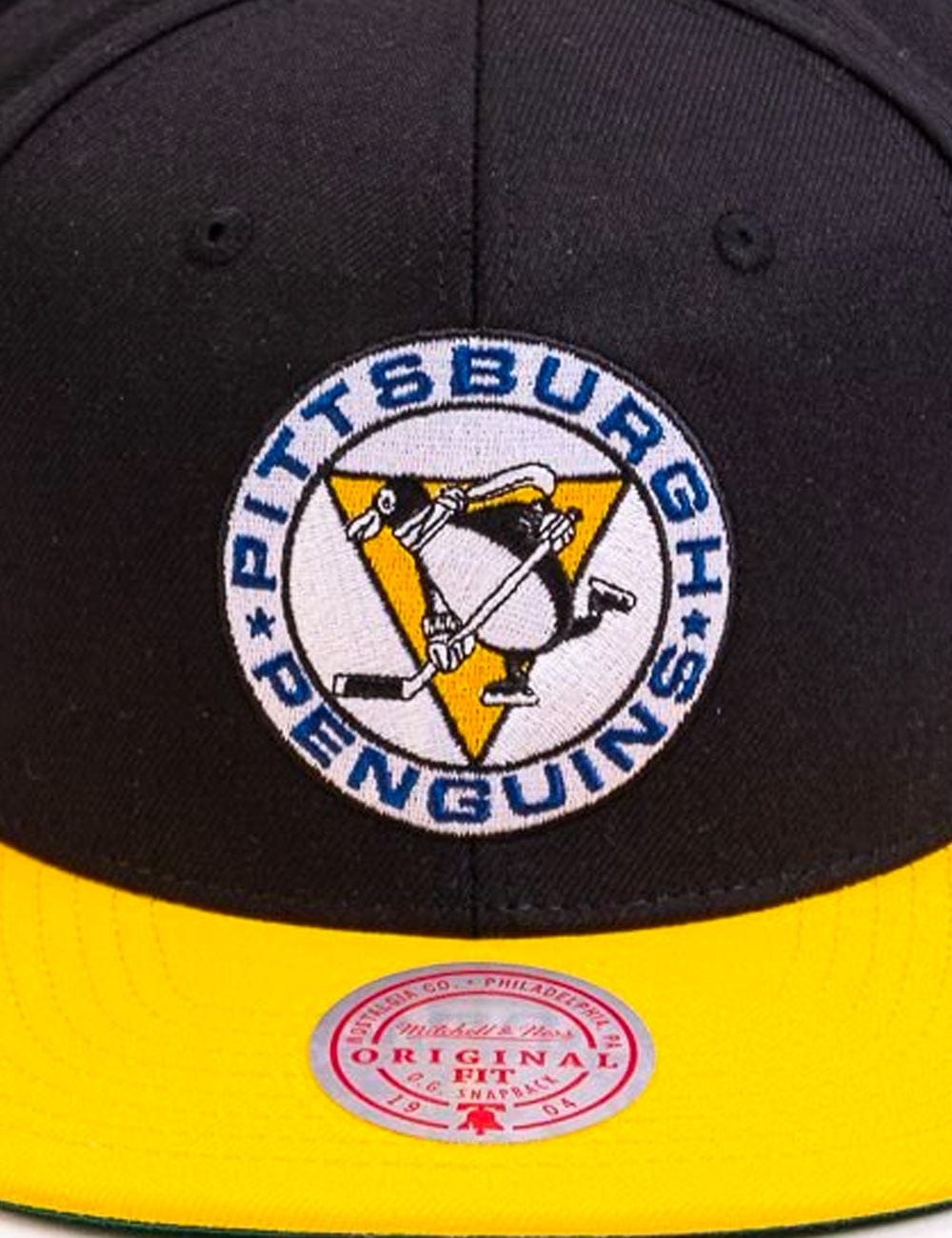 Mitchell And Ness Caps Pittsburgh Penguins Mitchell & Ness NHL Team 2T OG Snapback Hat - Black