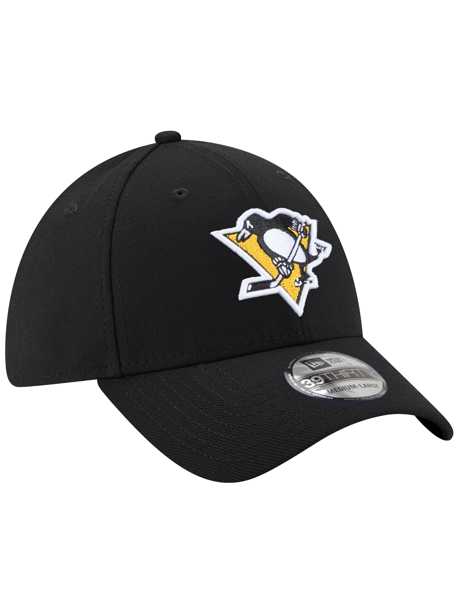 New Era Caps Pittsburgh Penguins New Era NHL Team 39THIRTY Stretch-Fit Hat - Black