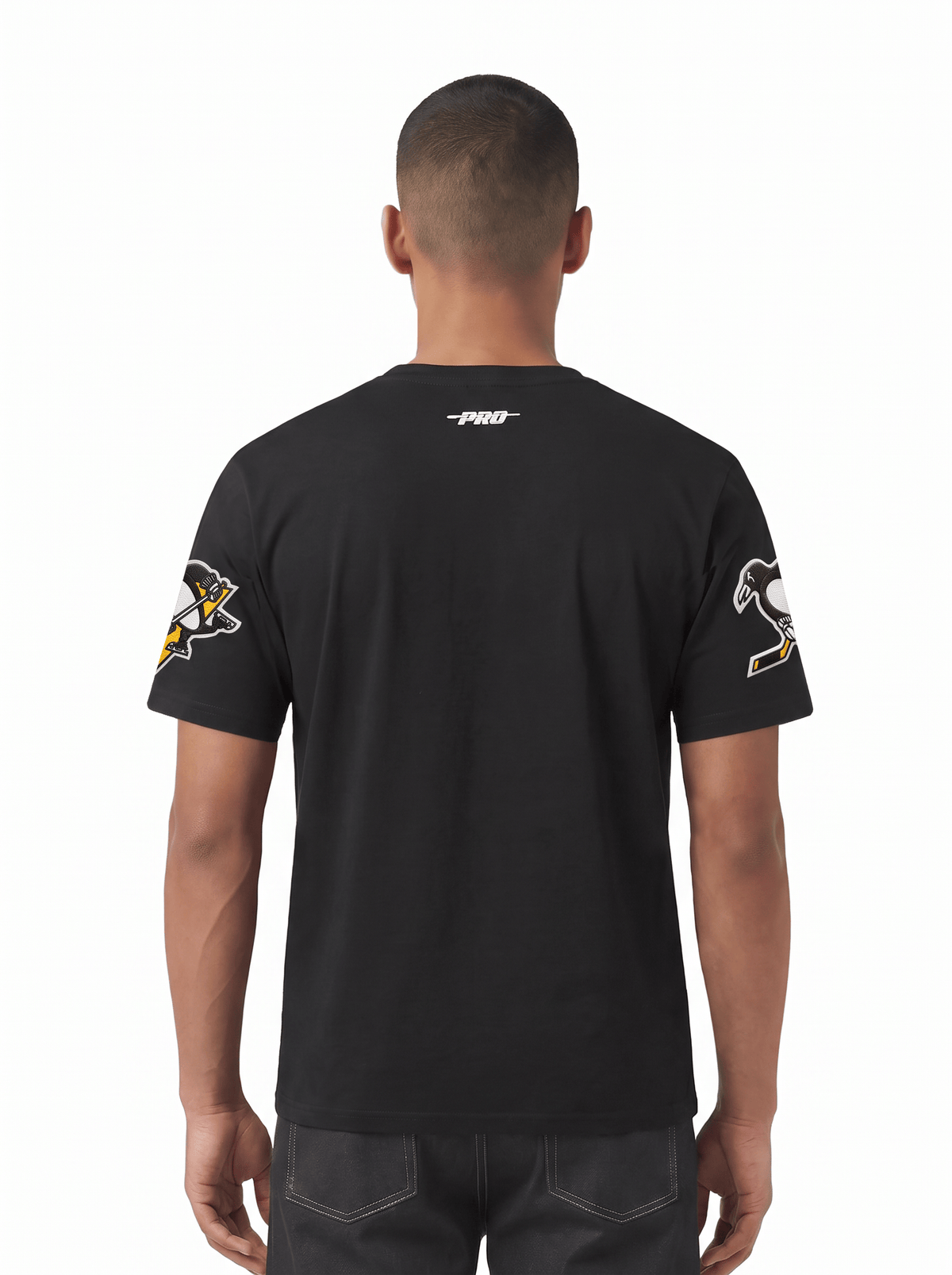Pro Standard T-Shirts Pittsburgh Penguins Pro Standard NHL Classic Chenille Flex T-Shirt - Black