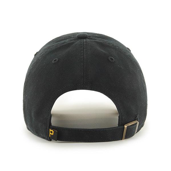 47 Brand Caps Pittsburgh Pirates '47 MLB Team Clean Up Strapback Hat - Black