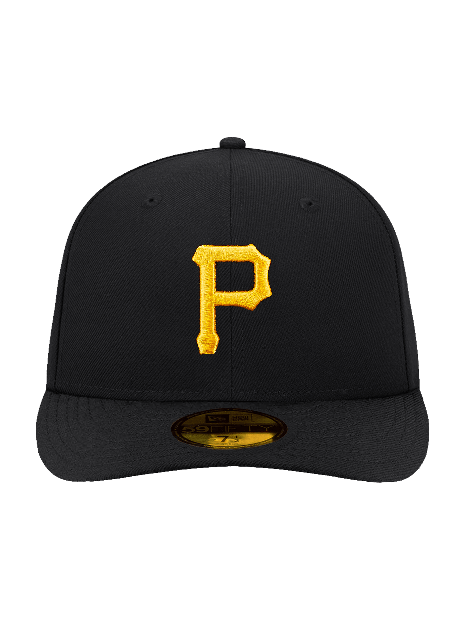 New Era Caps Pittsburgh Pirates New Era MLB AC On-Field Pre-Curved 59FIFTY Fitted Hat - Black