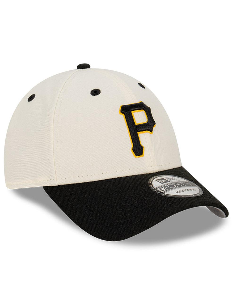 New Era Caps Pittsburgh Pirates New Era MLB Team 2T 9FORTY Snapback Hat - Chrome White
