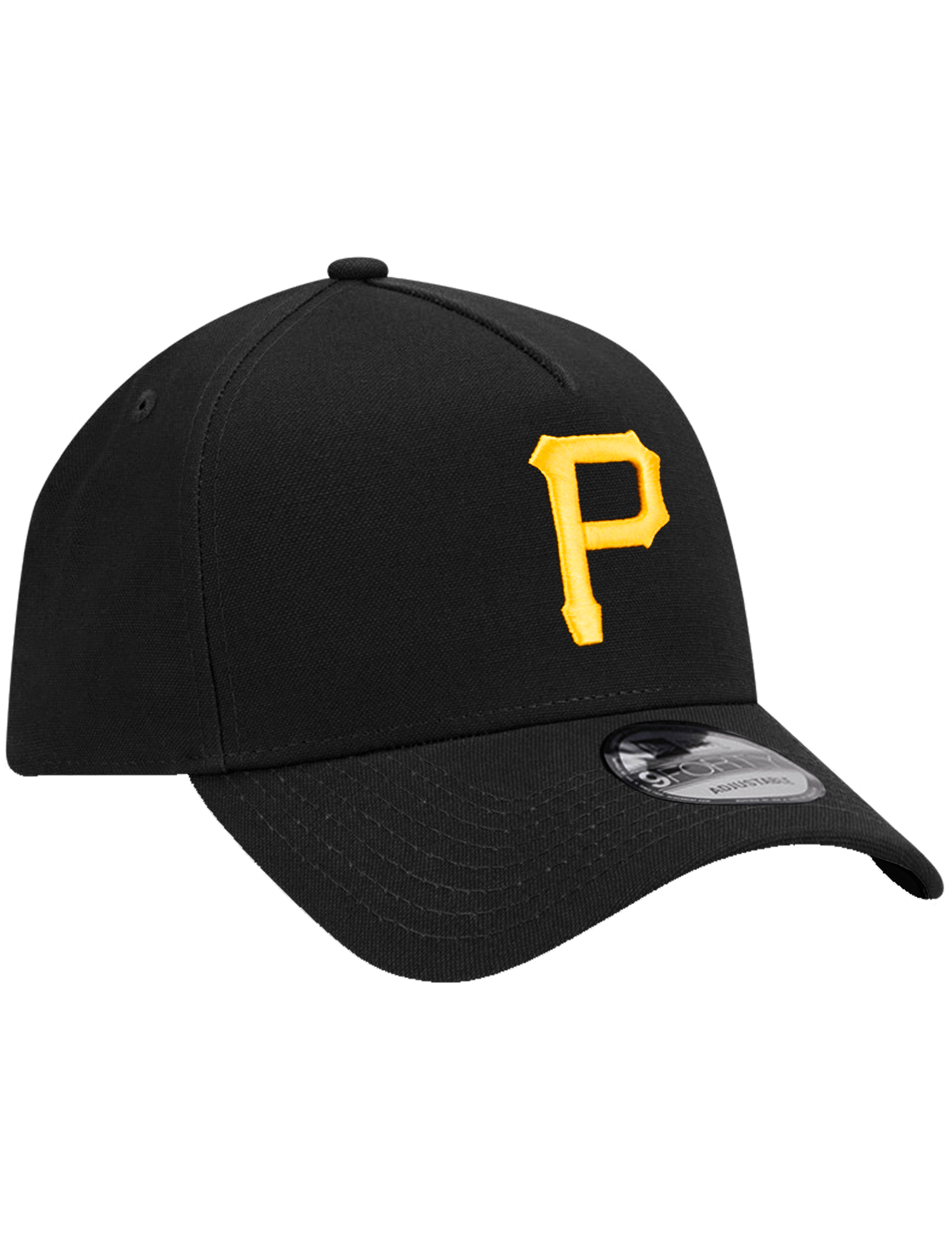 New Era Caps Pittsburgh Pirates New Era MLB Team 9FORTY A-Frame Snapback Hat - Black