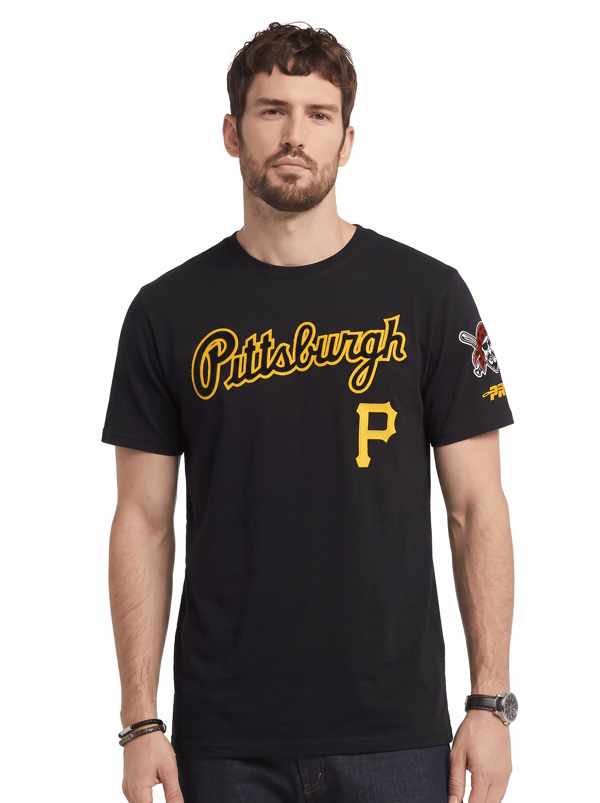 Pro Standard T-Shirts Pittsburgh Pirates Pro Standard MLB Team Classic Chenille Flex T-Shirt