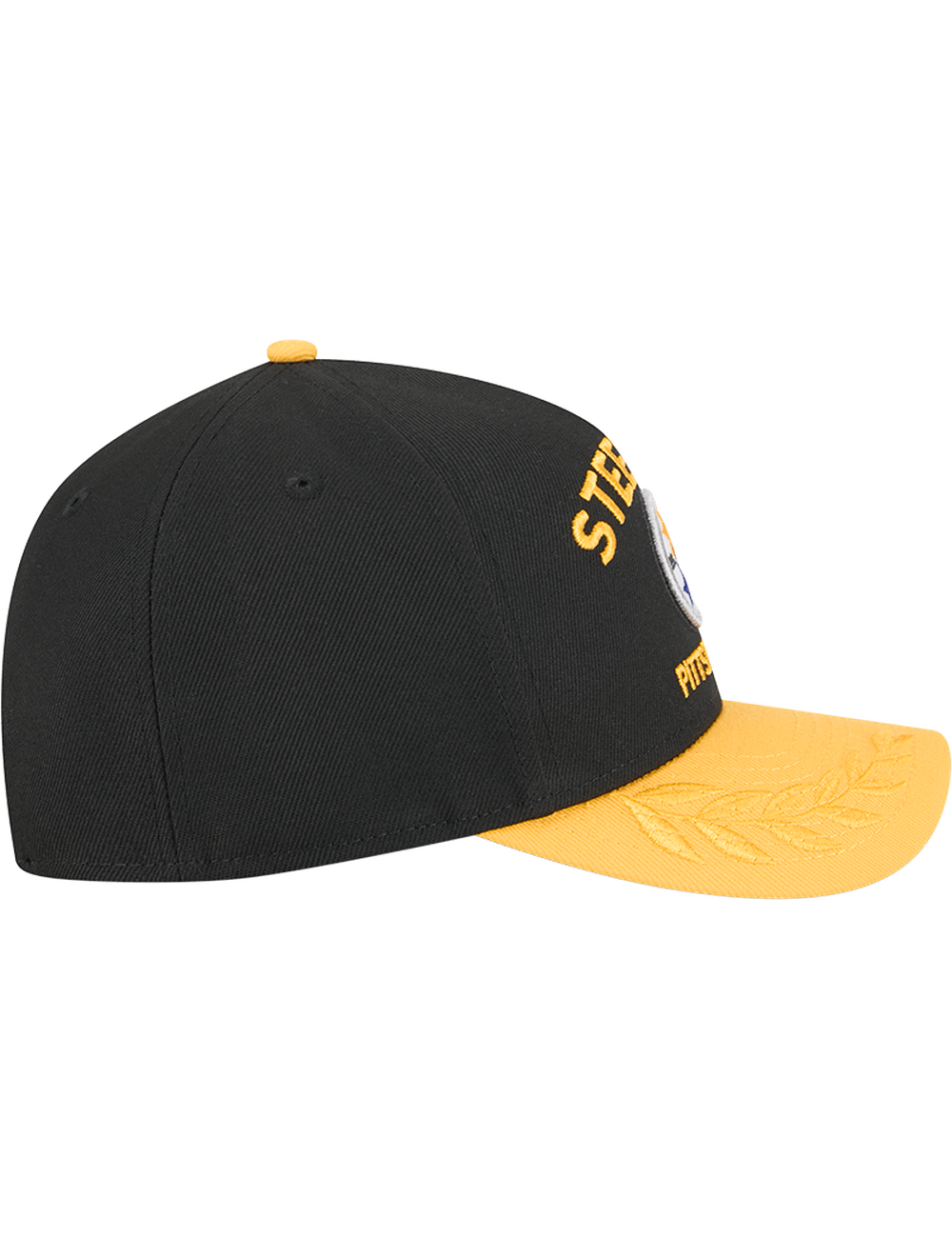 New Era Caps Pittsburgh Steelers New Era NFL 25 Draft 9FORTY M-Crown Snapback Hat - Black