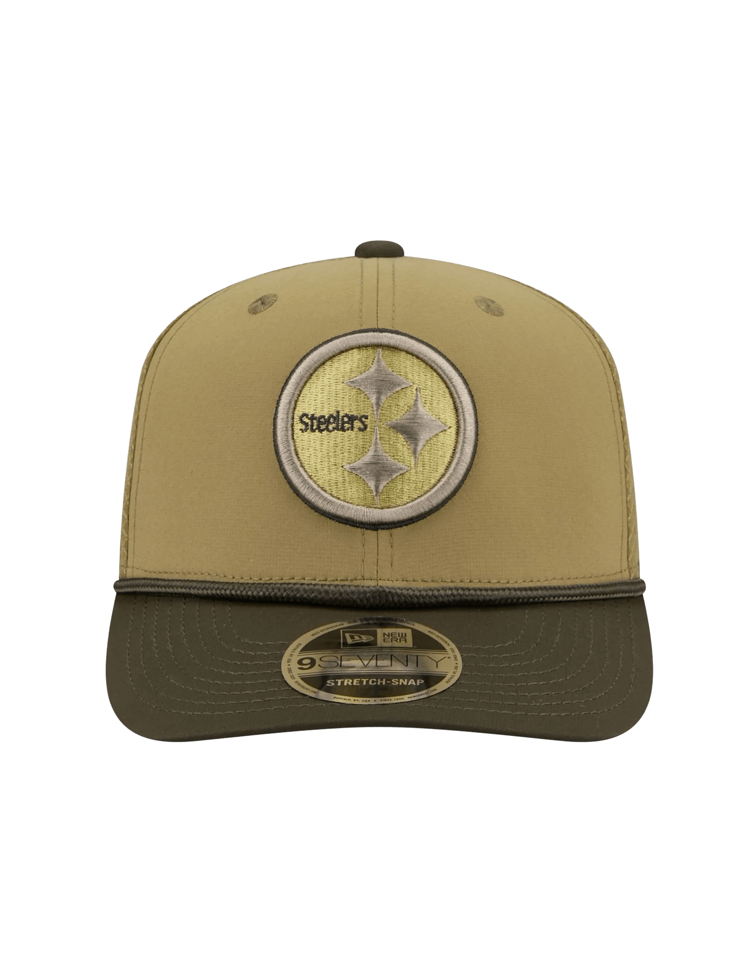 New Era Caps Pittsburgh Steelers New Era NFL 25 Salute To Service 9SEVENTY Stretch-Snapback Hat