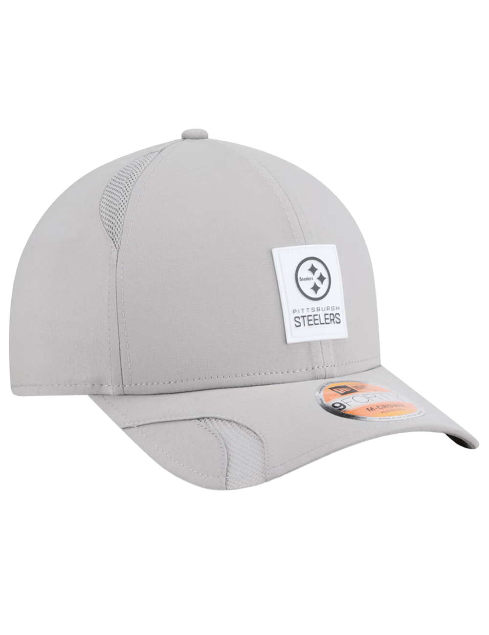 New Era Caps Pittsburgh Steelers New Era NFL 25 Sideline 9FORTY M-Crown Snapback Hat - Grey