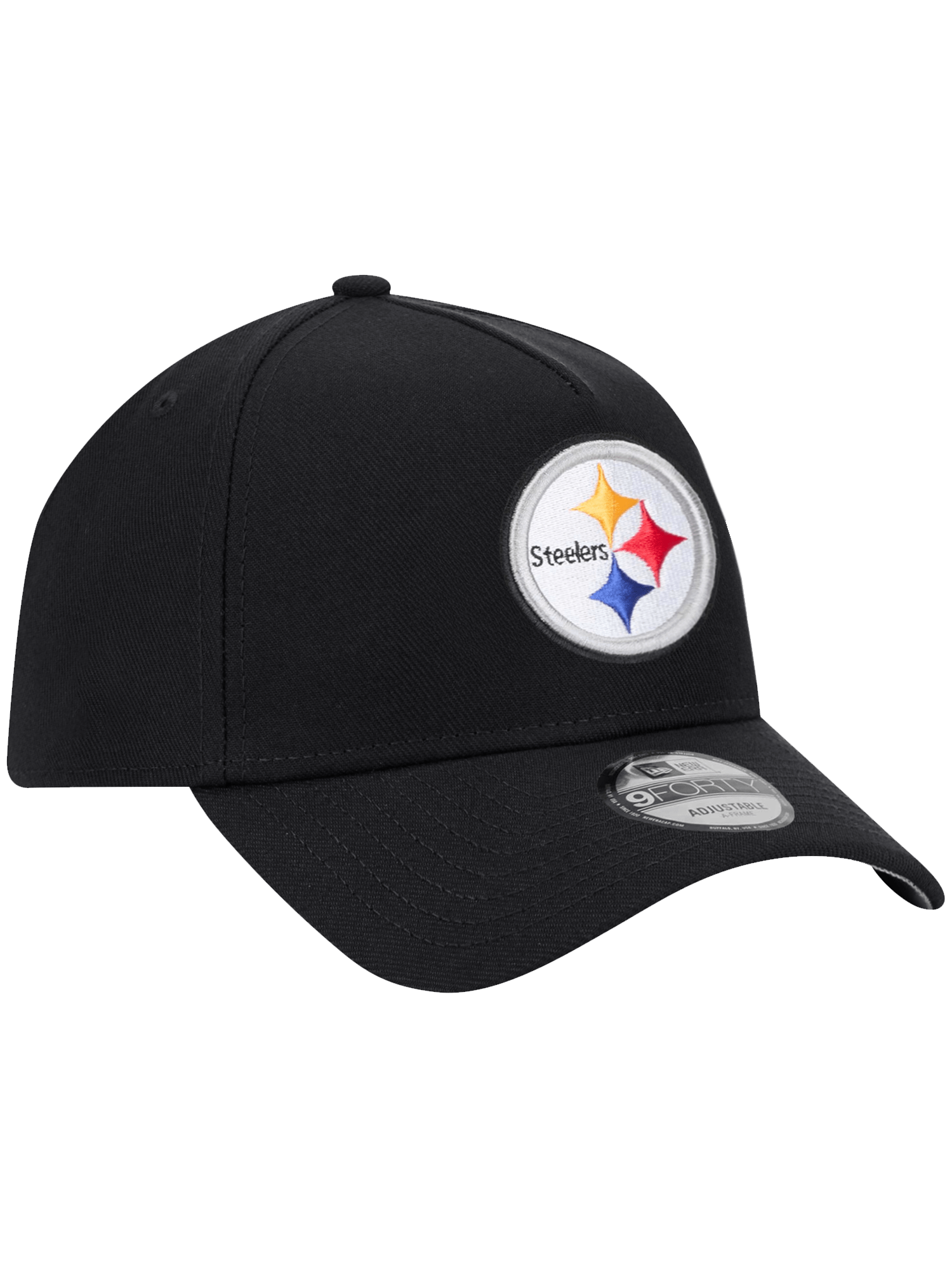 New Era Caps Pittsburgh Steelers New Era NFL Team 9FORTY A-Frame Snapback Hat - Black