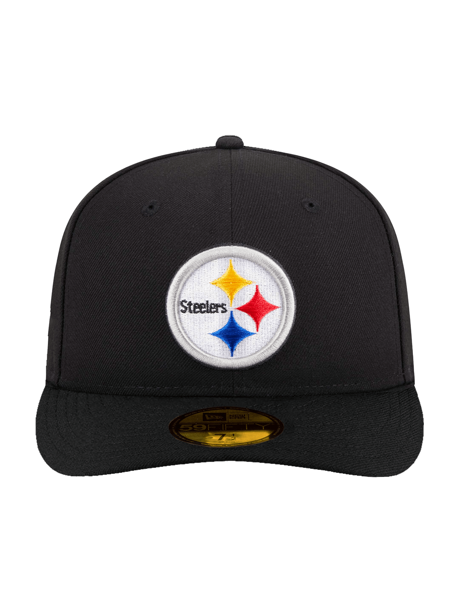 New Era Caps Pittsburgh Steelers New Era NFL Team Pre-Curved 59FIFTY Fitted Hat - Black