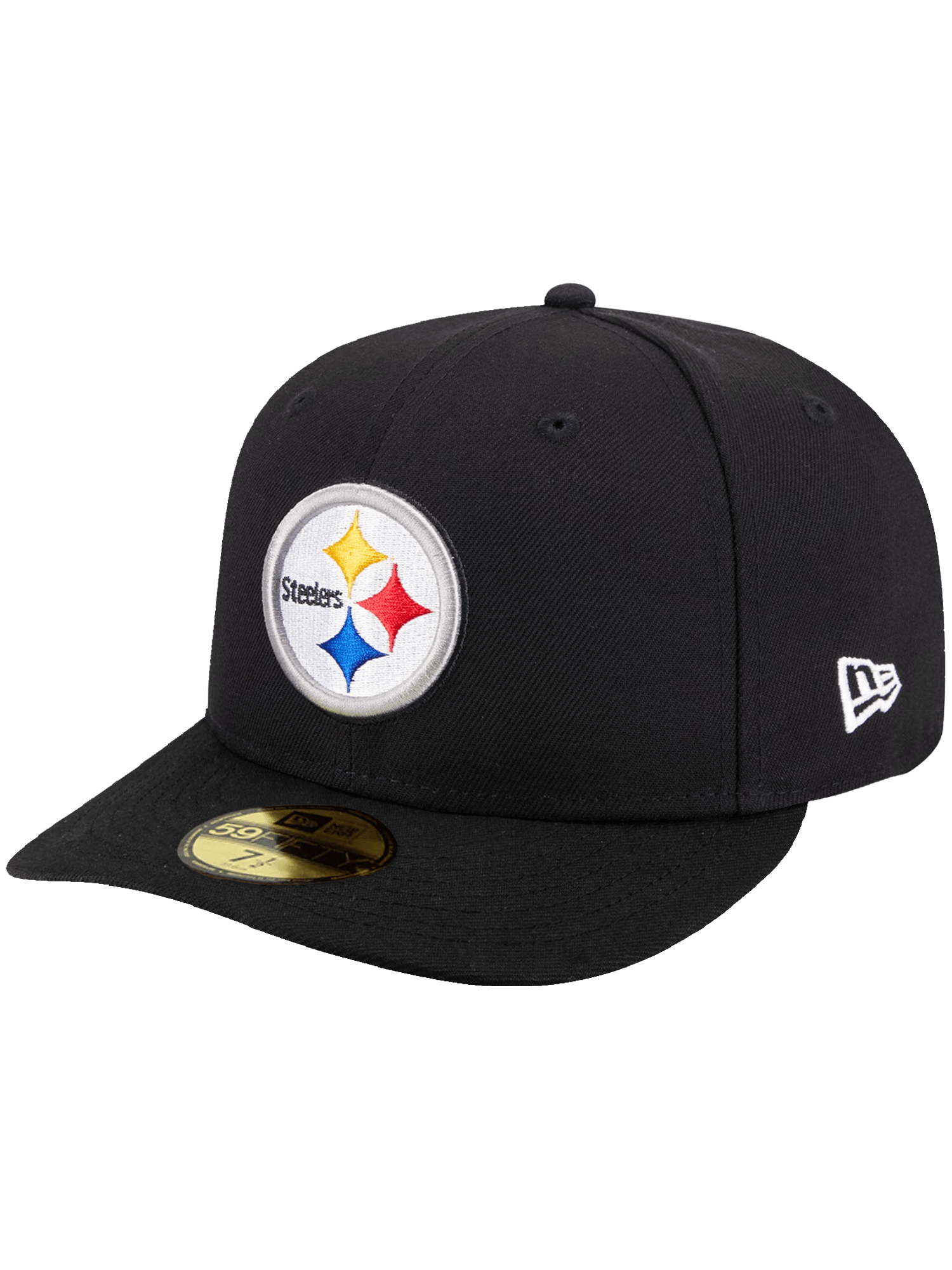 New Era Caps Pittsburgh Steelers New Era NFL Team Pre-Curved 59FIFTY Fitted Hat - Black