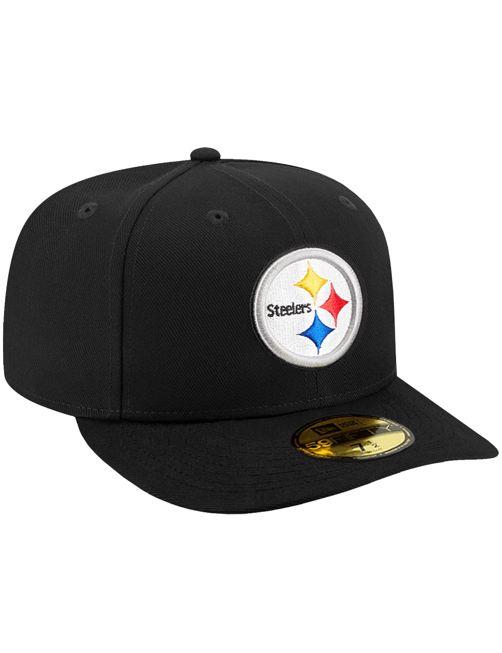 New Era Caps Pittsburgh Steelers New Era NFL Team Pre-Curved 59FIFTY Fitted Hat - Black