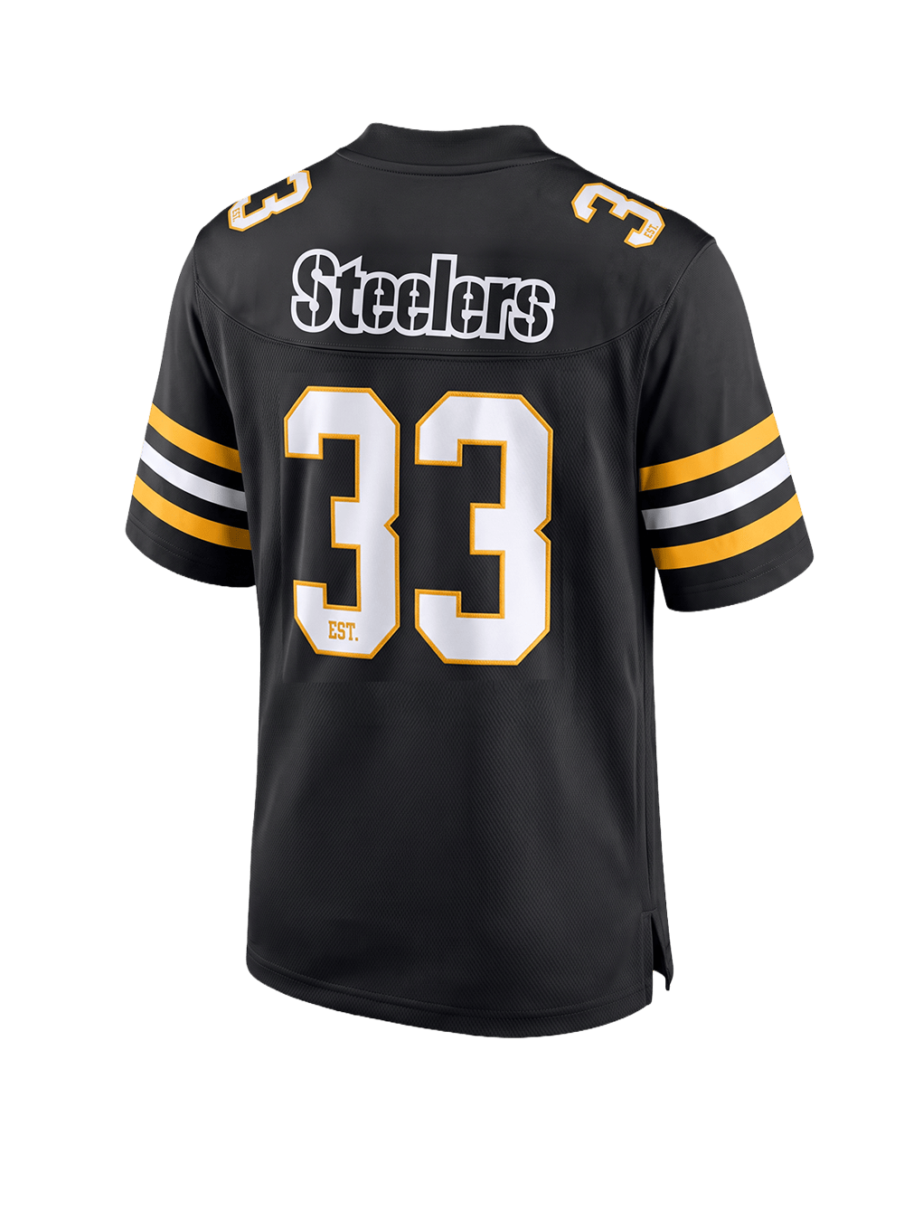 Majestic Athletic Jerseys Pittsburgh Steelers NFL Team Foundation Mesh Jersey - Black