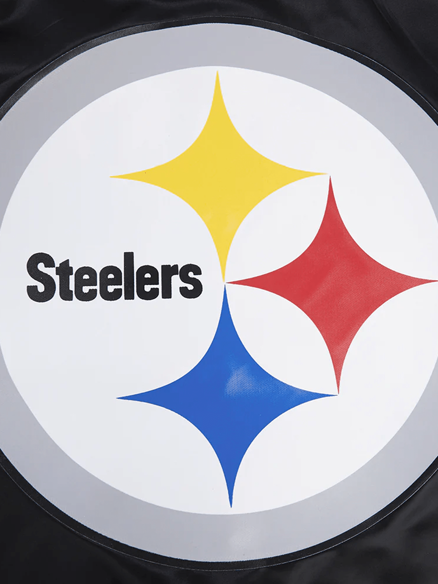 Pro Standard Jackets Pittsburgh Steelers Pro Standard NFL Team Classic Satin Button Jacket - Black